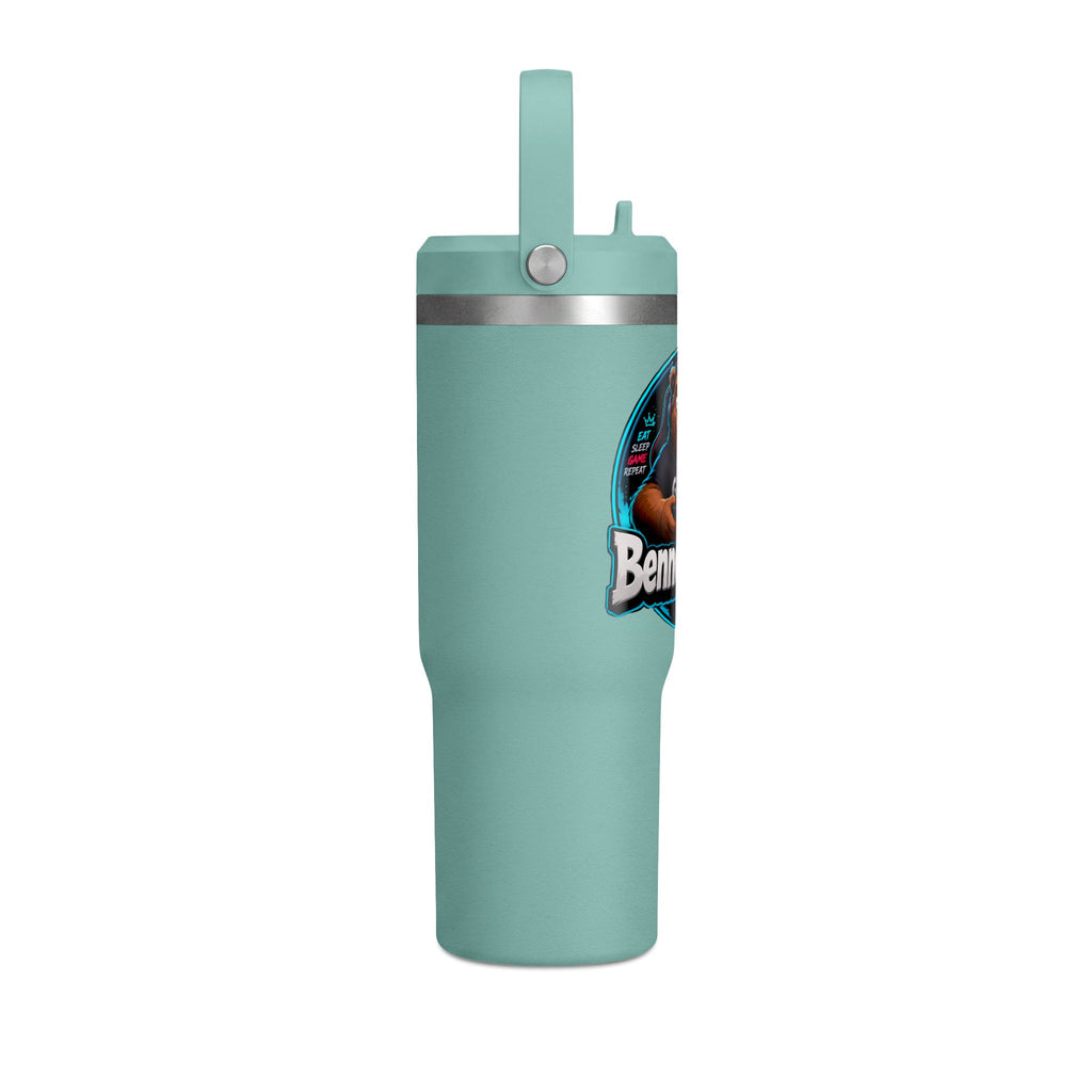 Benno The Bear 32oz Tumbler — Insulated Gaming Travel Bottle