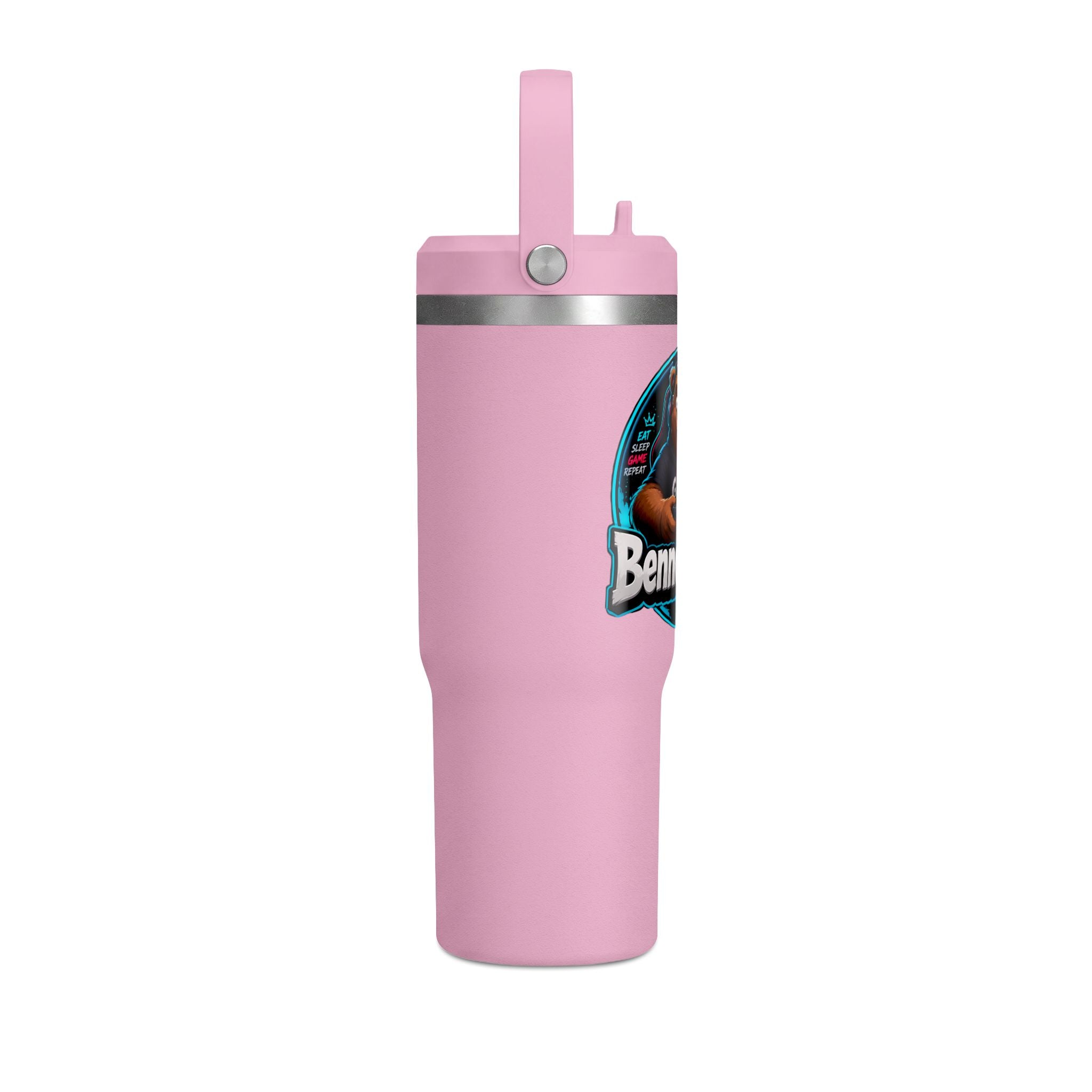 Benno The Bear 32oz Tumbler — Insulated Gaming Travel Bottle