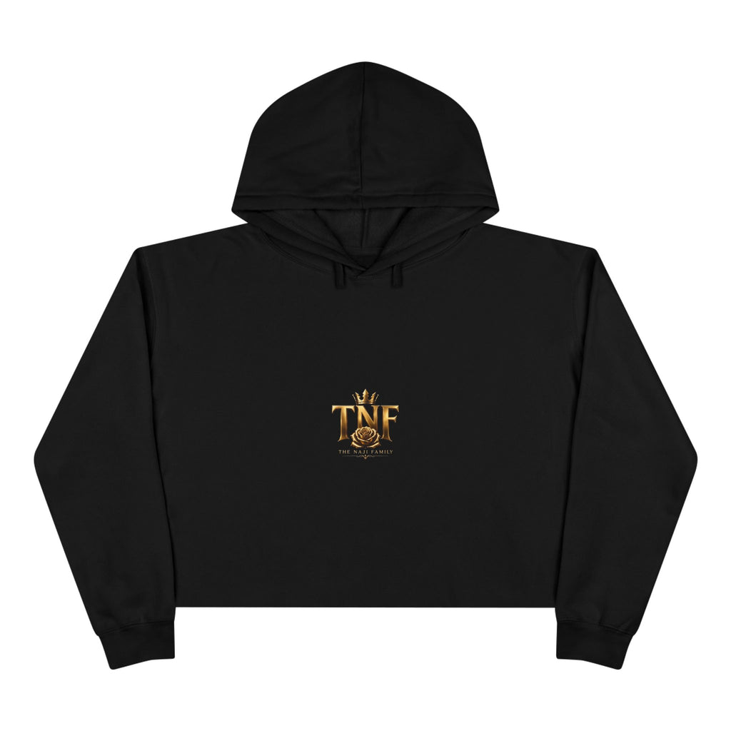 Cropped Hoodie — TNF Gold Crown & Rose Logo