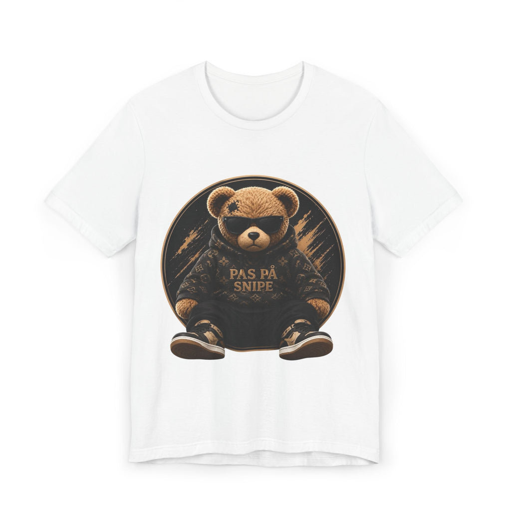 T‑Shirt — 'Pas På Snipe' Teddy Bear Graphic Tee