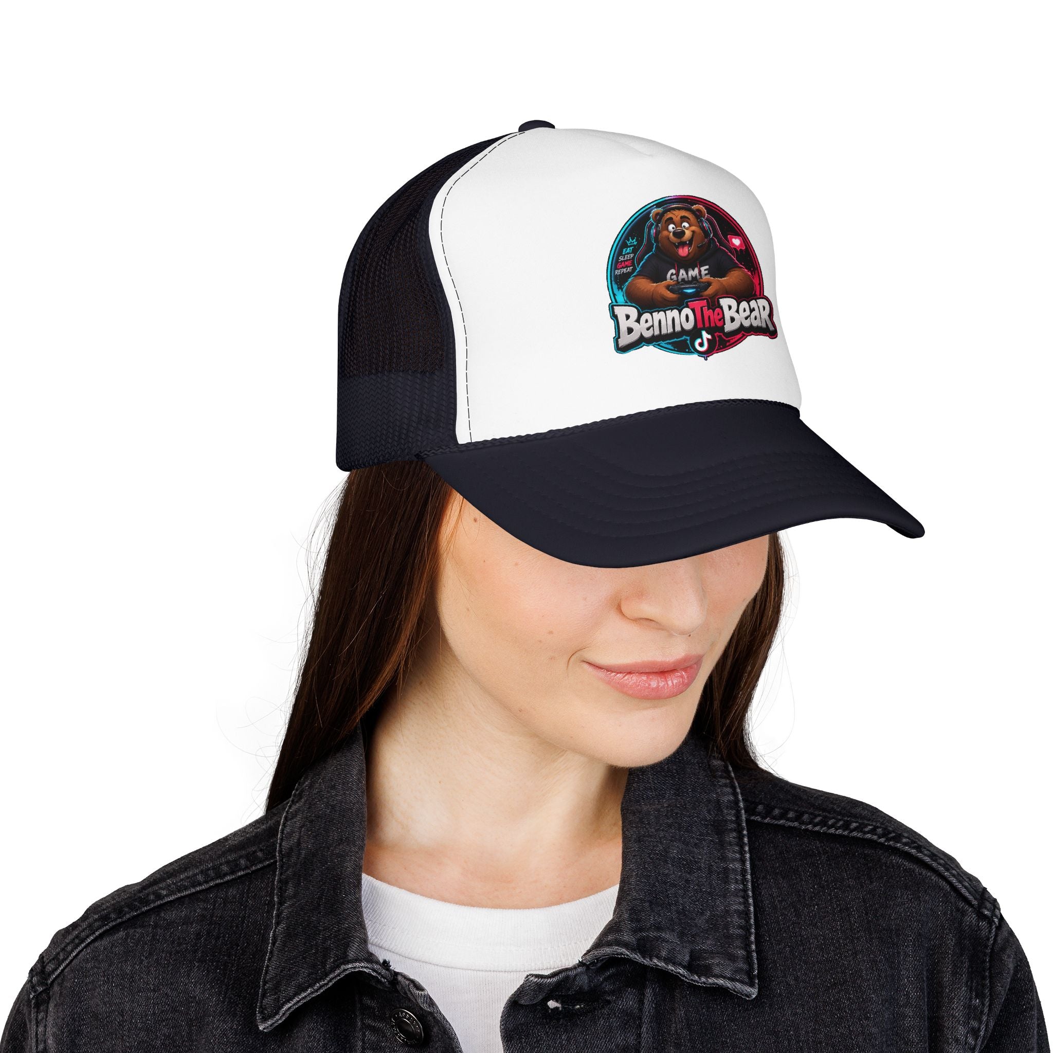 Trucker Hat — 'Benno the Bear' Gaming Logo Foam Cap