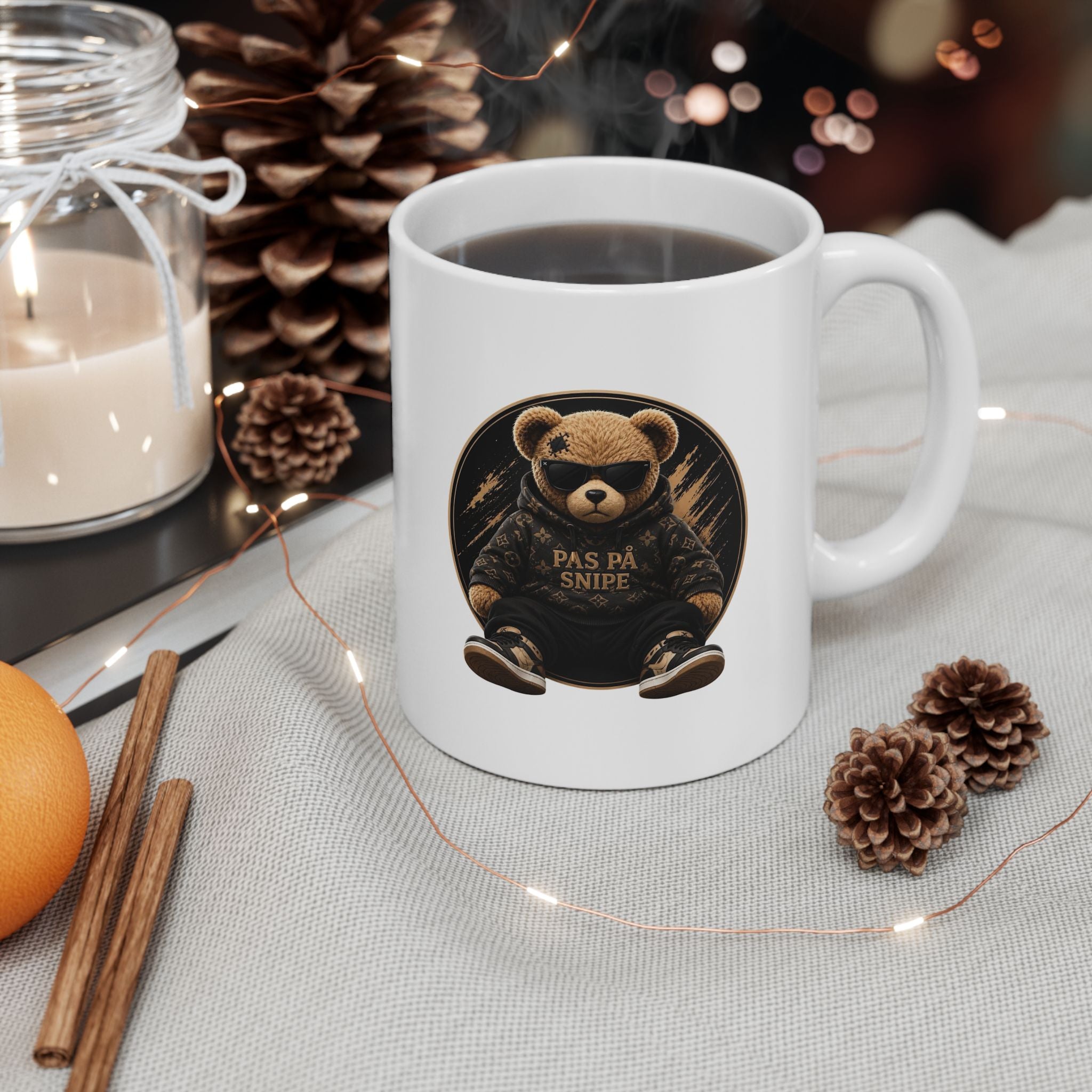 Ceramic Mug — Vintage Leather Baseball Glove Coffee Cup (11oz & 15oz)