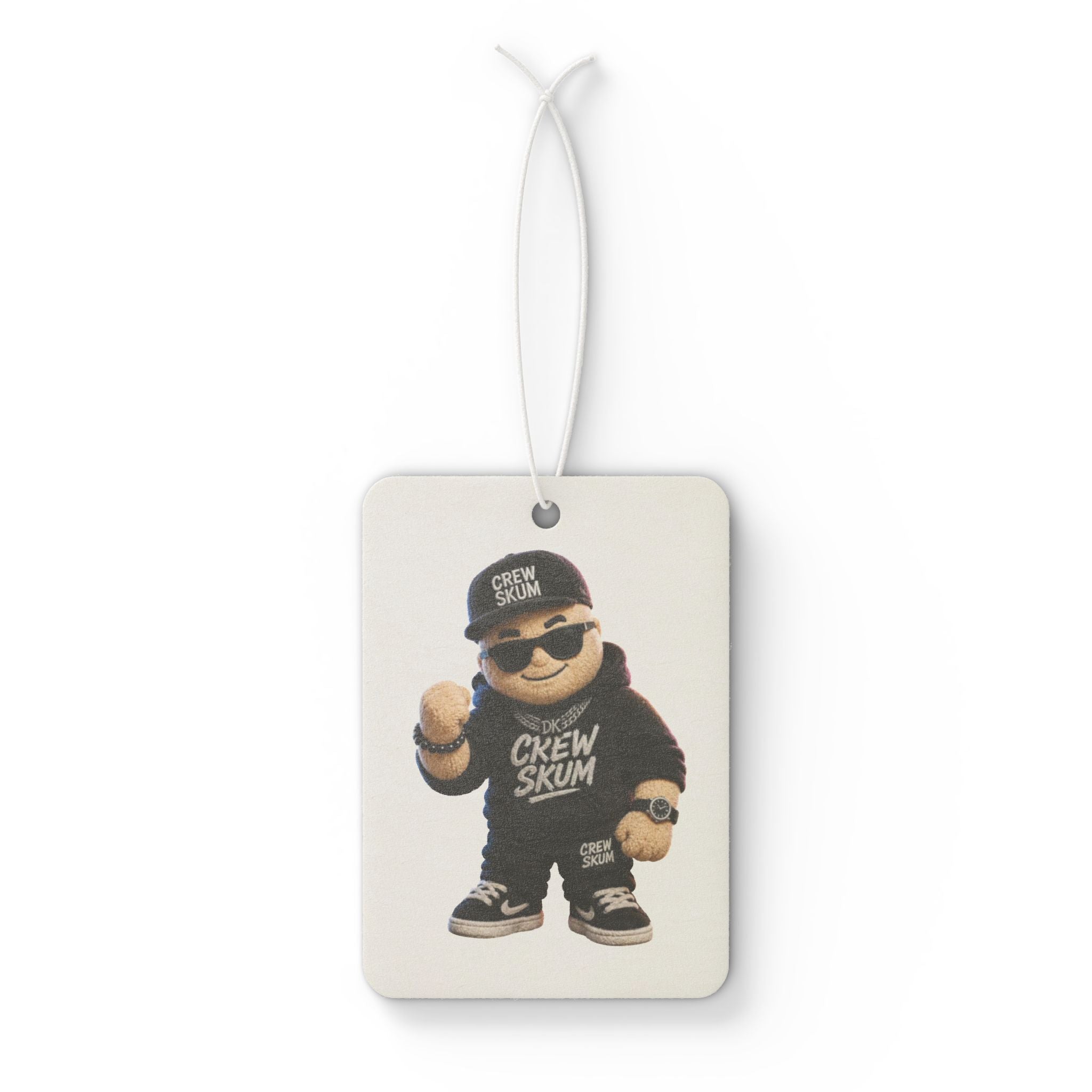 Car Air Freshener — 'Crew Skum' Street Style Character Scented Tag