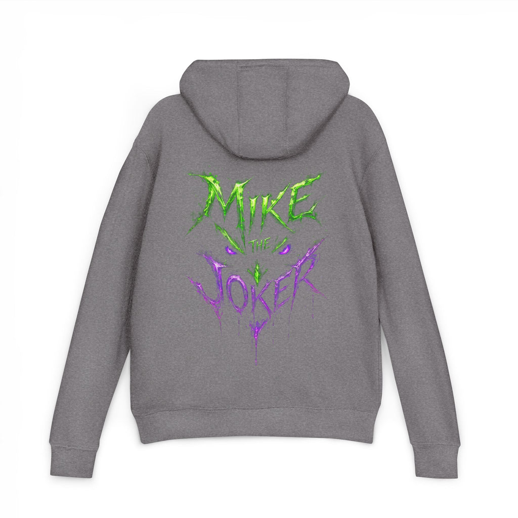 Joker Graphic Hoodie — "Mike the Joker" Neon Green & Purple Streetwear