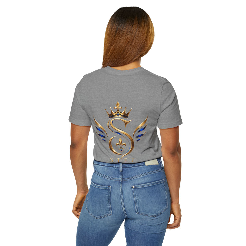 Royal S Crest T-Shirt — Gold Crown Monogram Tee