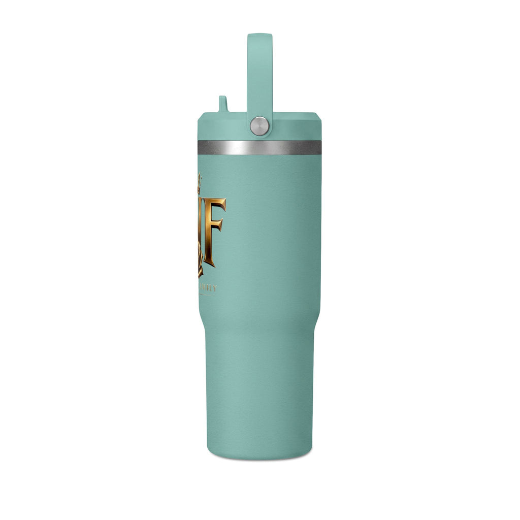 Nomad 32oz Tumbler — TNF 'The Naji Family' Gold Crown & Rose Insulated Travel Cup