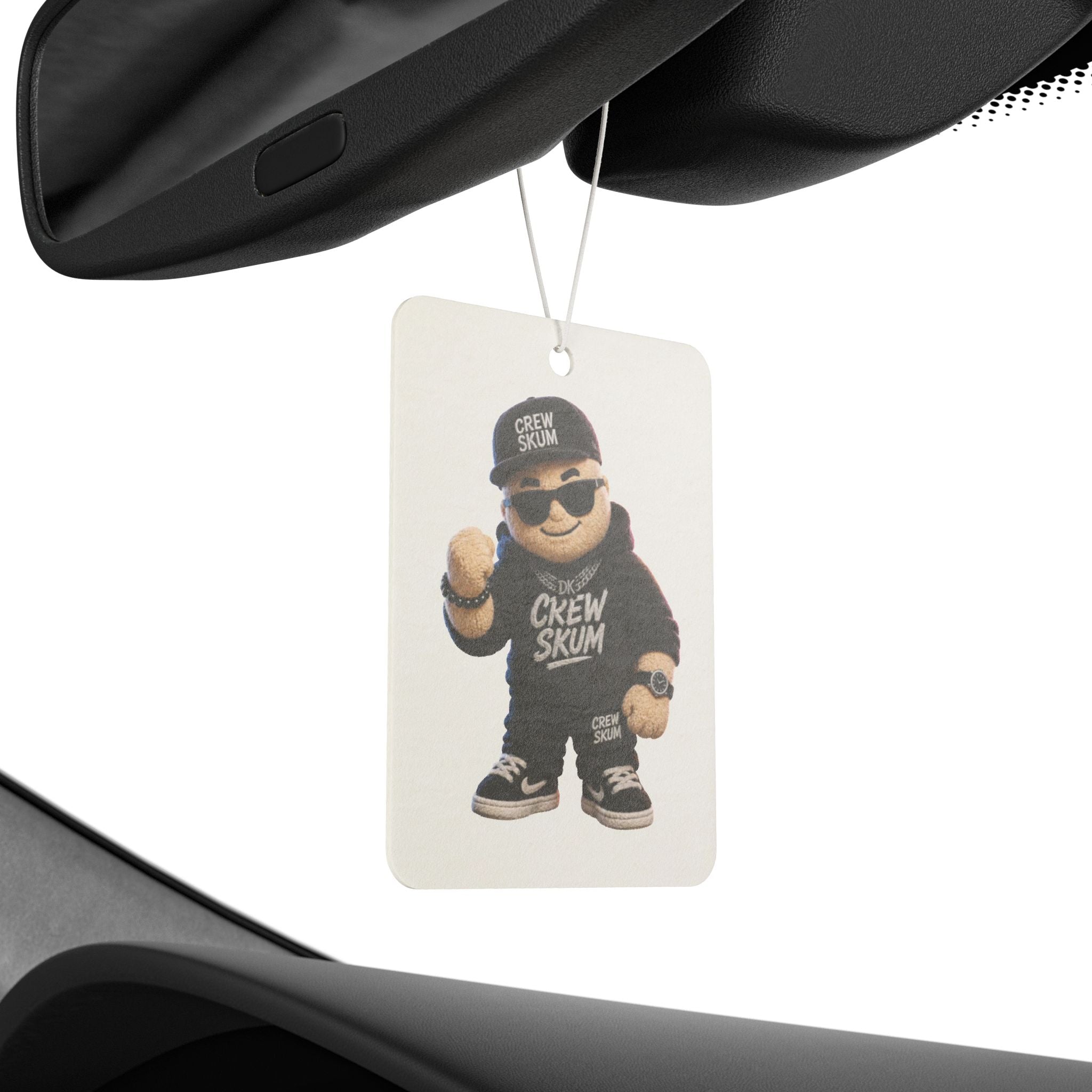 Car Air Freshener — 'Crew Skum' Street Style Character Scented Tag