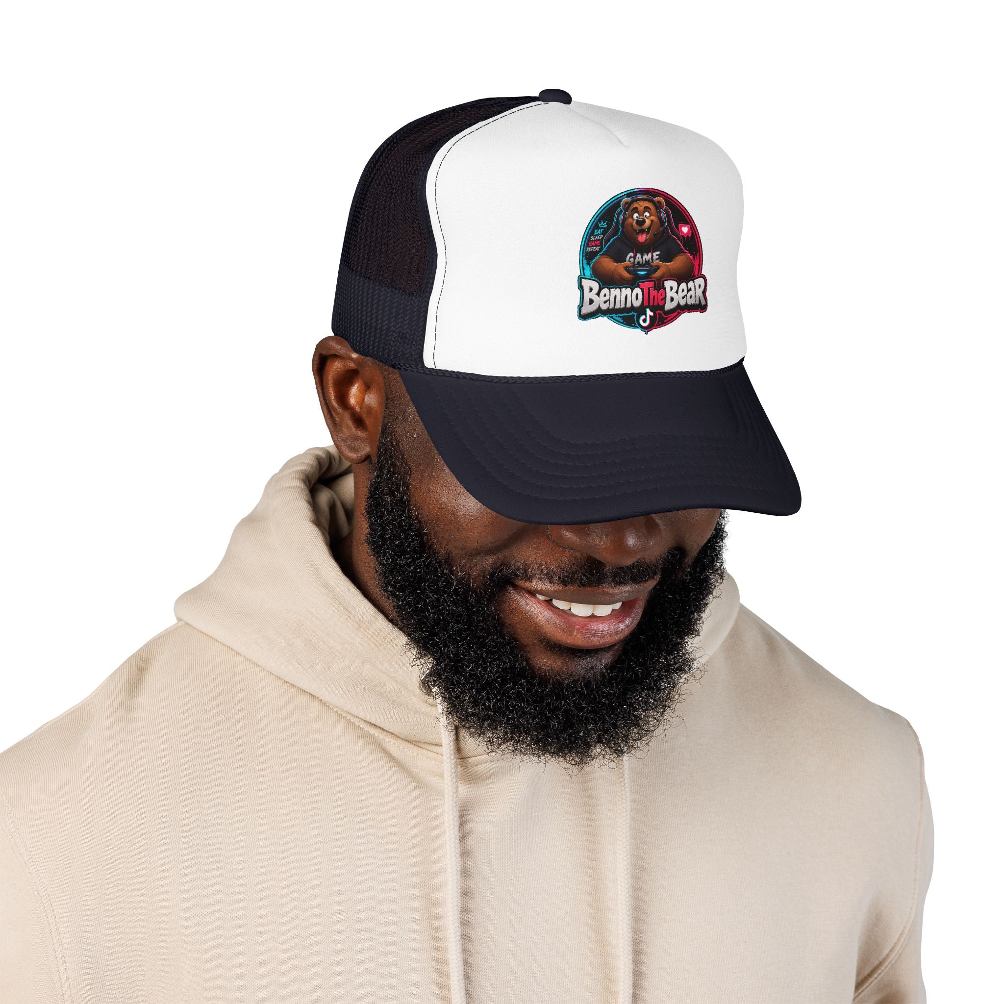 Trucker Hat — 'Benno the Bear' Gaming Logo Foam Cap