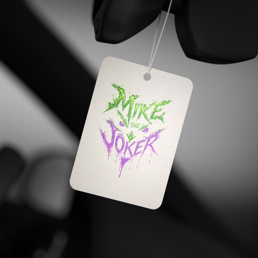 Car Air Freshener — "Mike the Joker" Graffiti Scent Tag