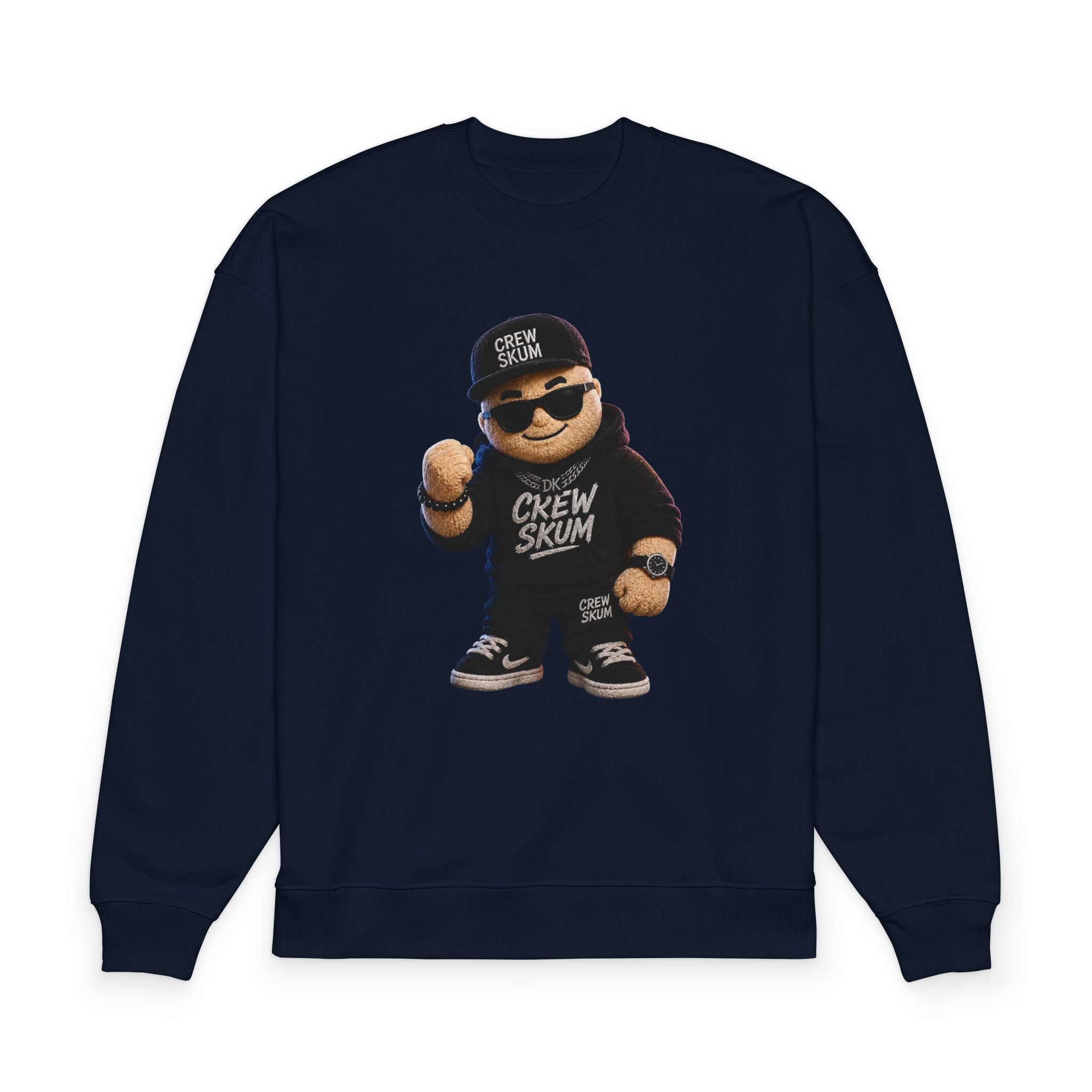 Radder 2.0 Crewneck Sweatshirt — Crew Skum Graphic Oversized Organic Sweatshirt