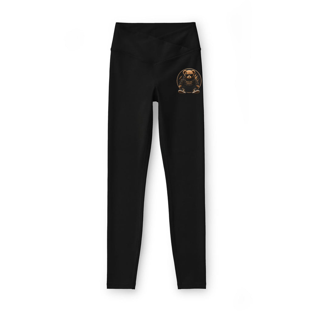 Dachshund Patch Women’s Leggings — Cute Dog Print High-Waist Activewear