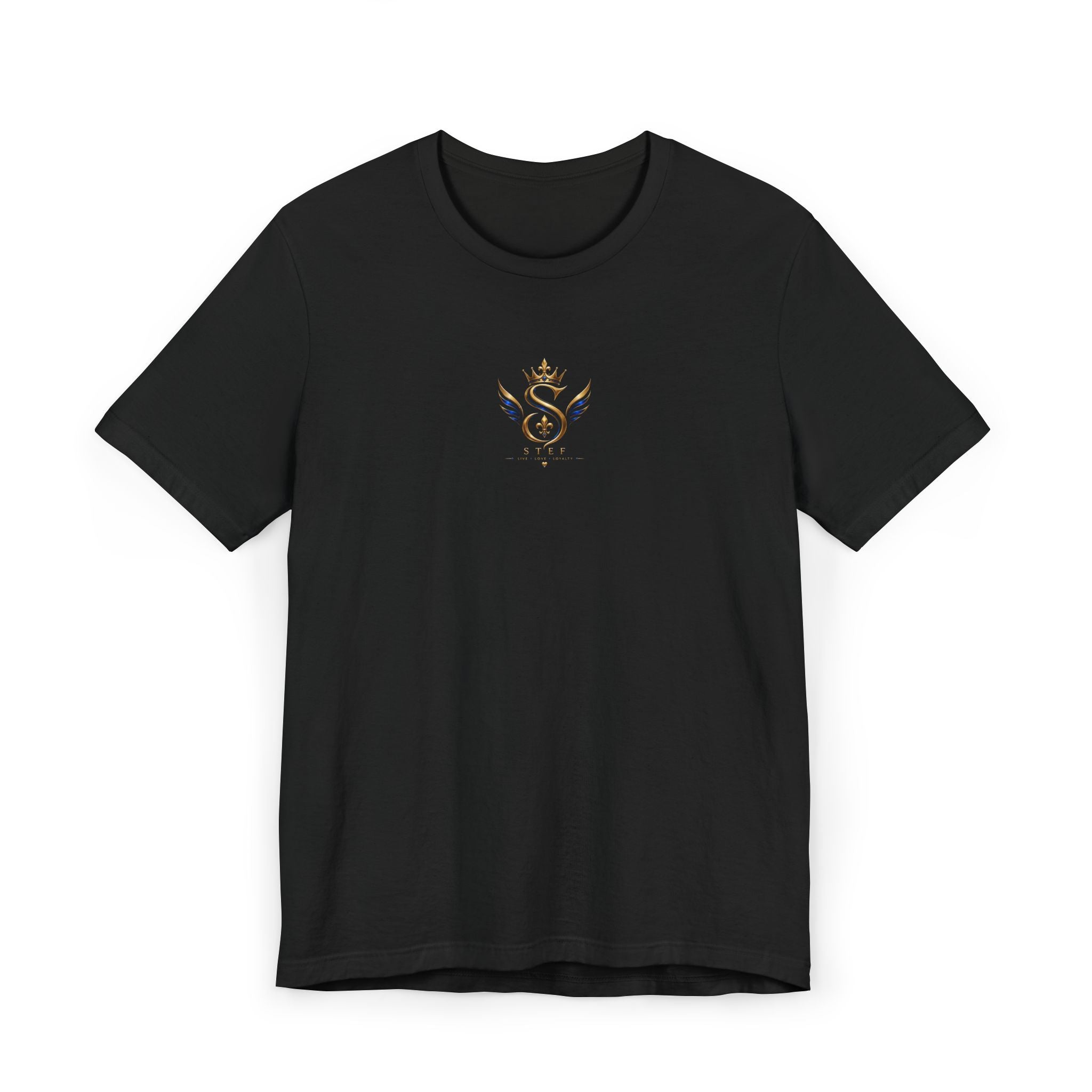 Royal S Crest T-Shirt — Gold Crown Monogram Tee