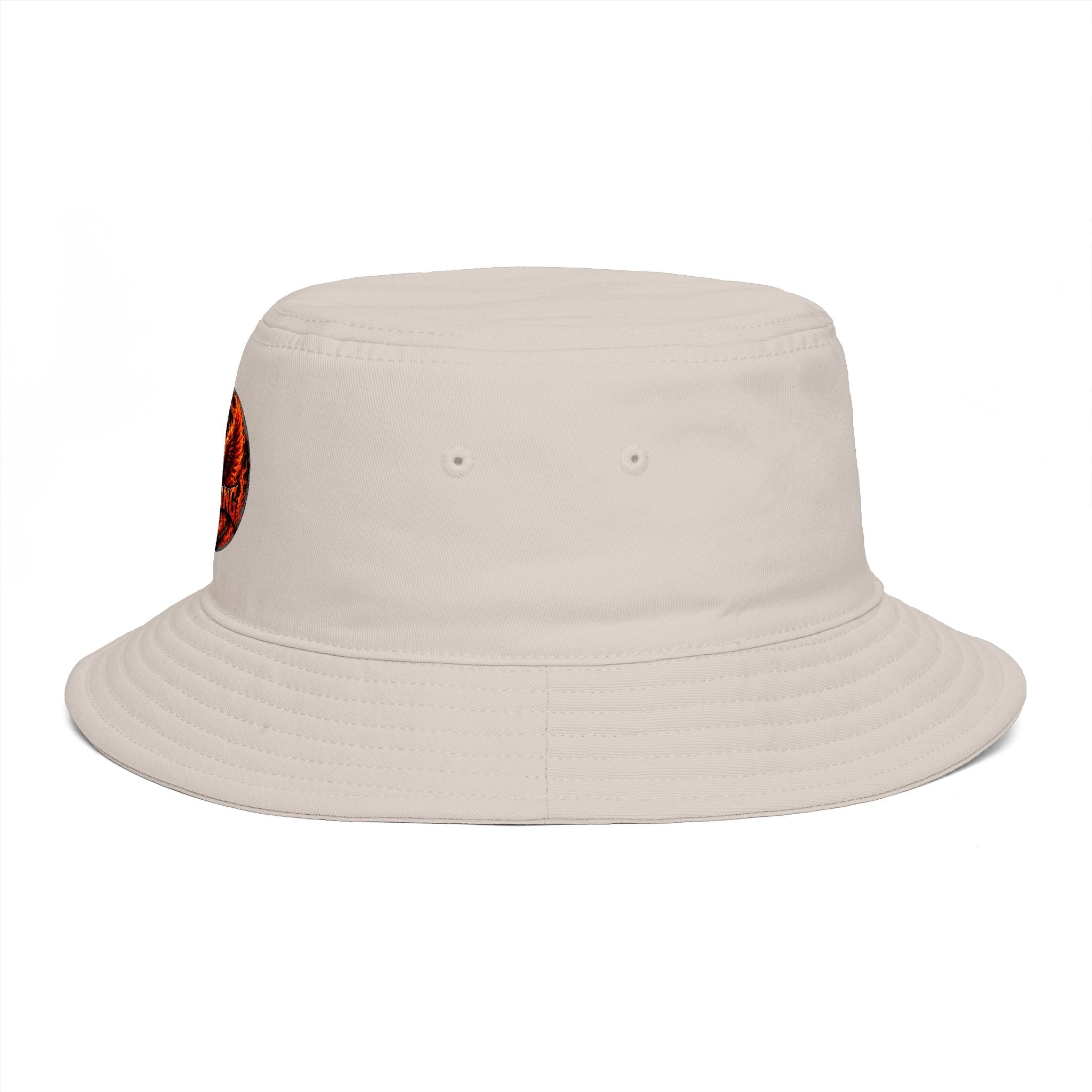 Next Level Creation Agency Brown Bucket Hat — Logo Embroidered Streetwear