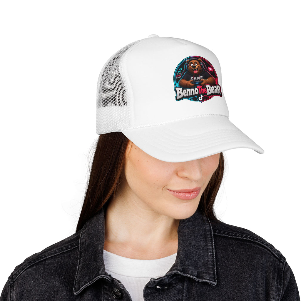 Trucker Hat — 'Benno the Bear' Gaming Logo Foam Cap