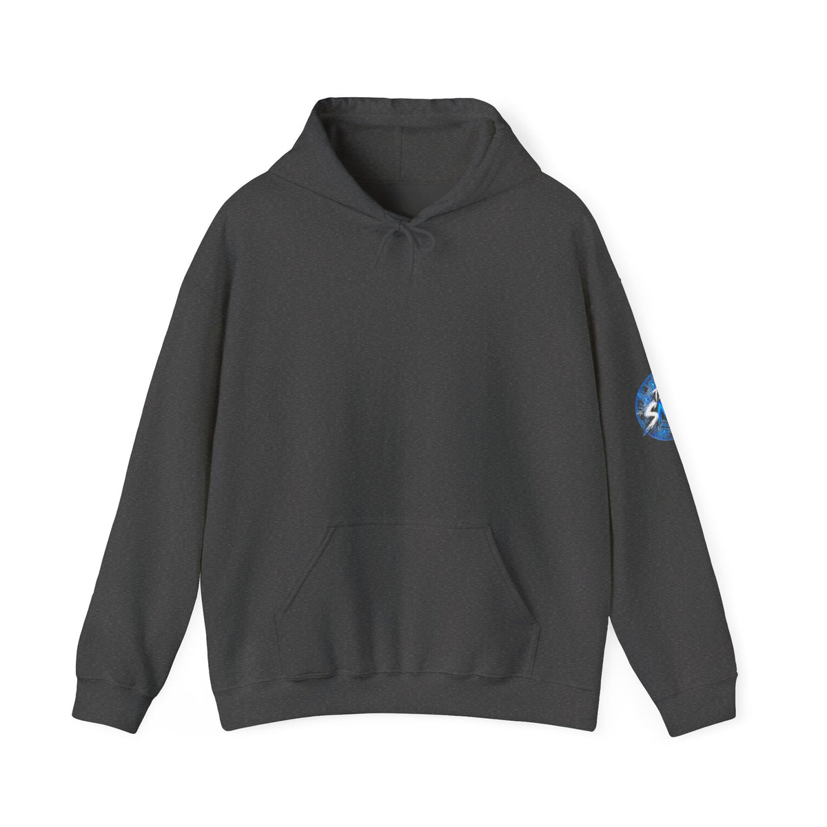 Nord Globe Hoodie — Blue Vintage Graphic Hooded Sweatshirt
