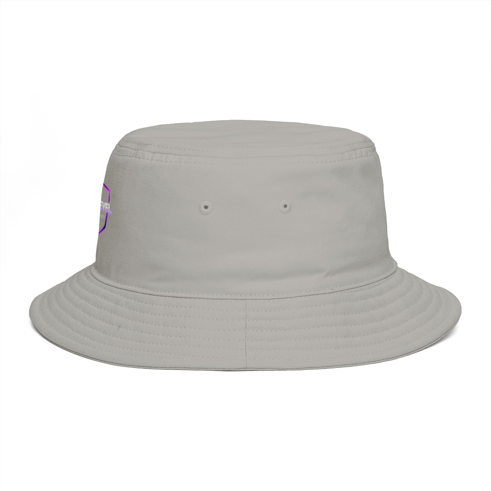Next Level Creation Agency Brown Bucket Hat — Logo Embroidered Streetwear