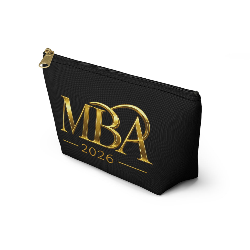 MBA 2026 Gold Logo Accessory Pouch