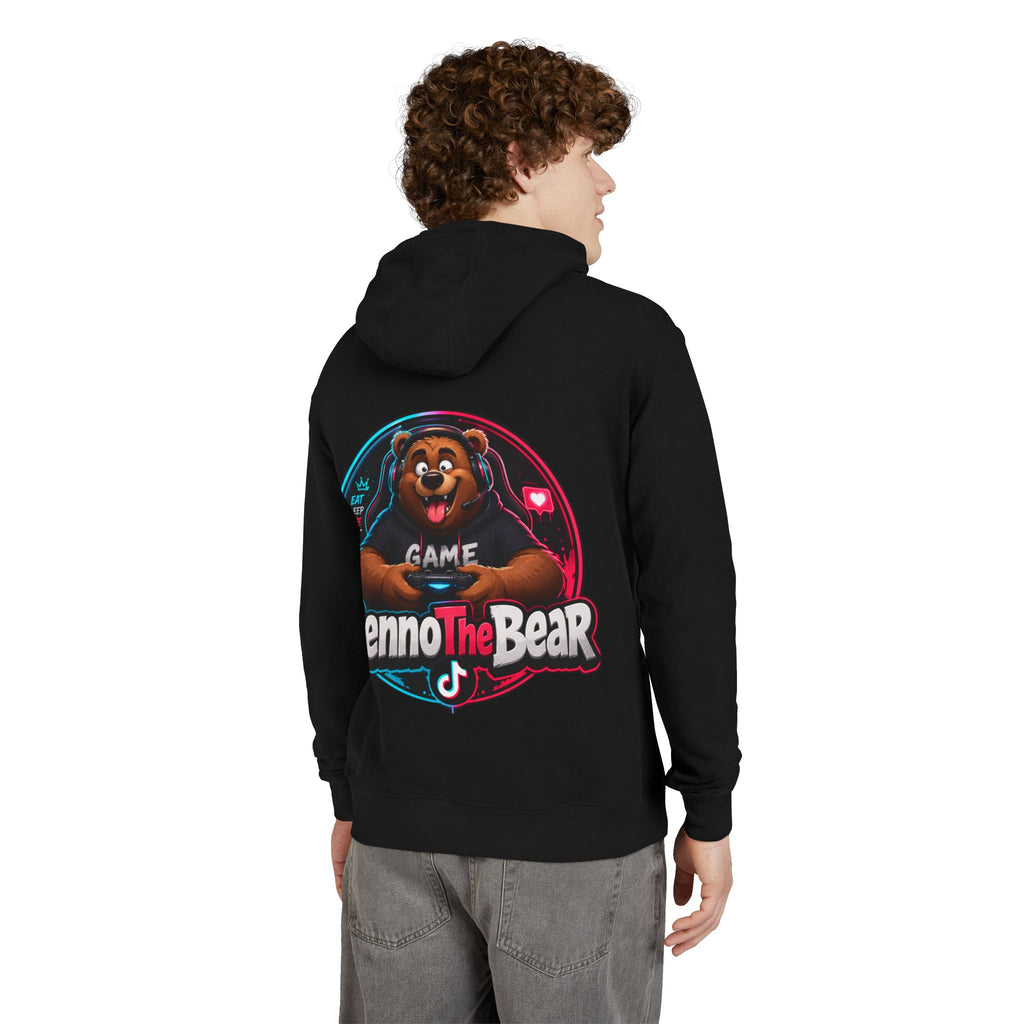 Benno The Bear Gaming Hoodie — Gamer Logo Pullover