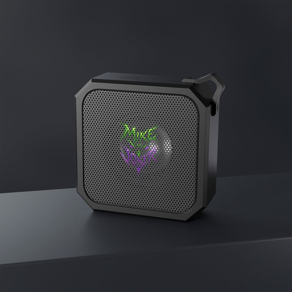 Portable Outdoor Bluetooth Speaker — 'Make the Waker' Neon Logo