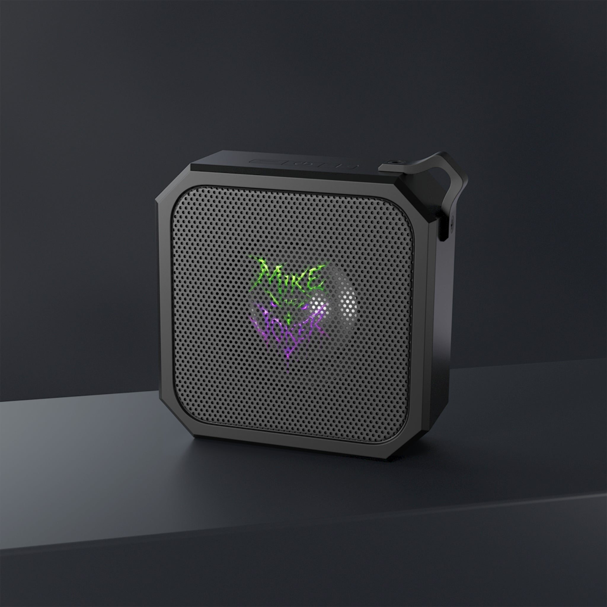 Portable Outdoor Bluetooth Speaker — 'Make the Waker' Neon Logo