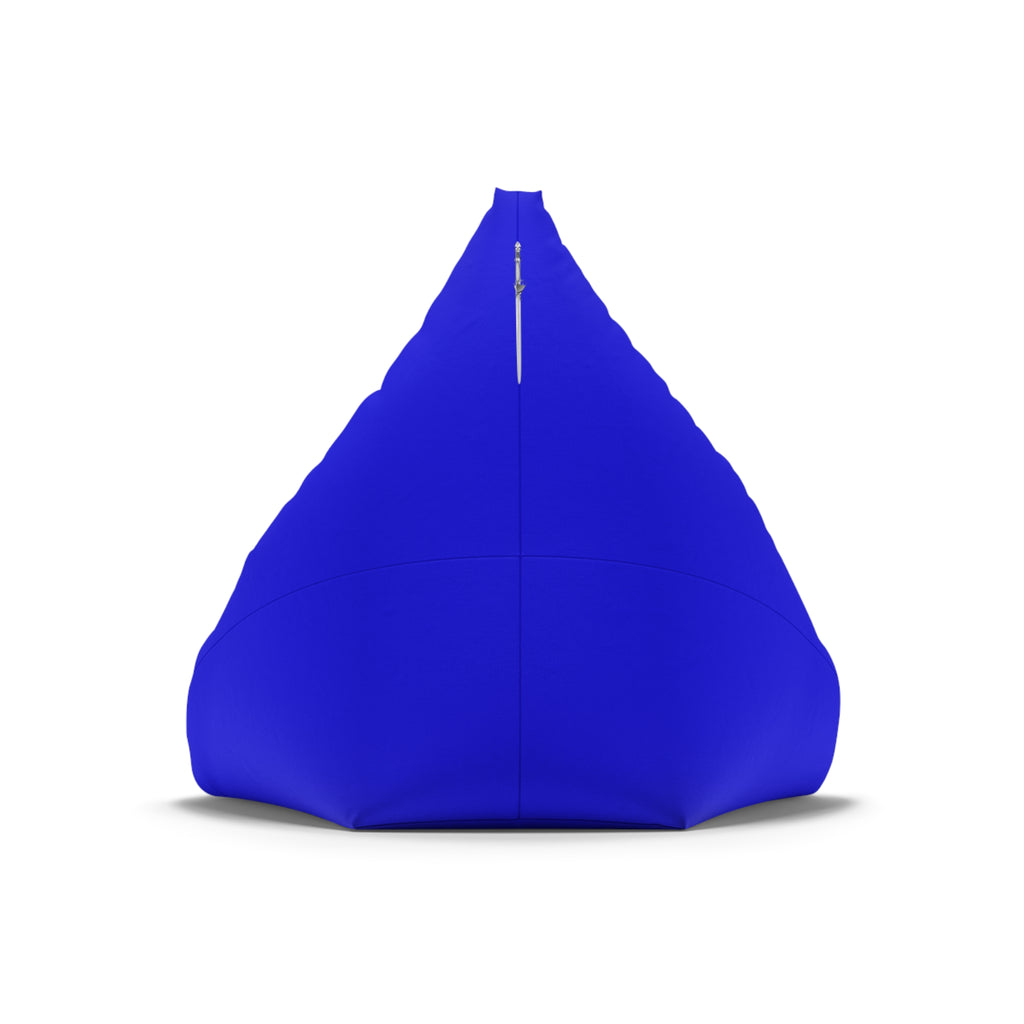 Bean Bag Cover — Blue Gamer Bear Logo Comfort Chair Cover