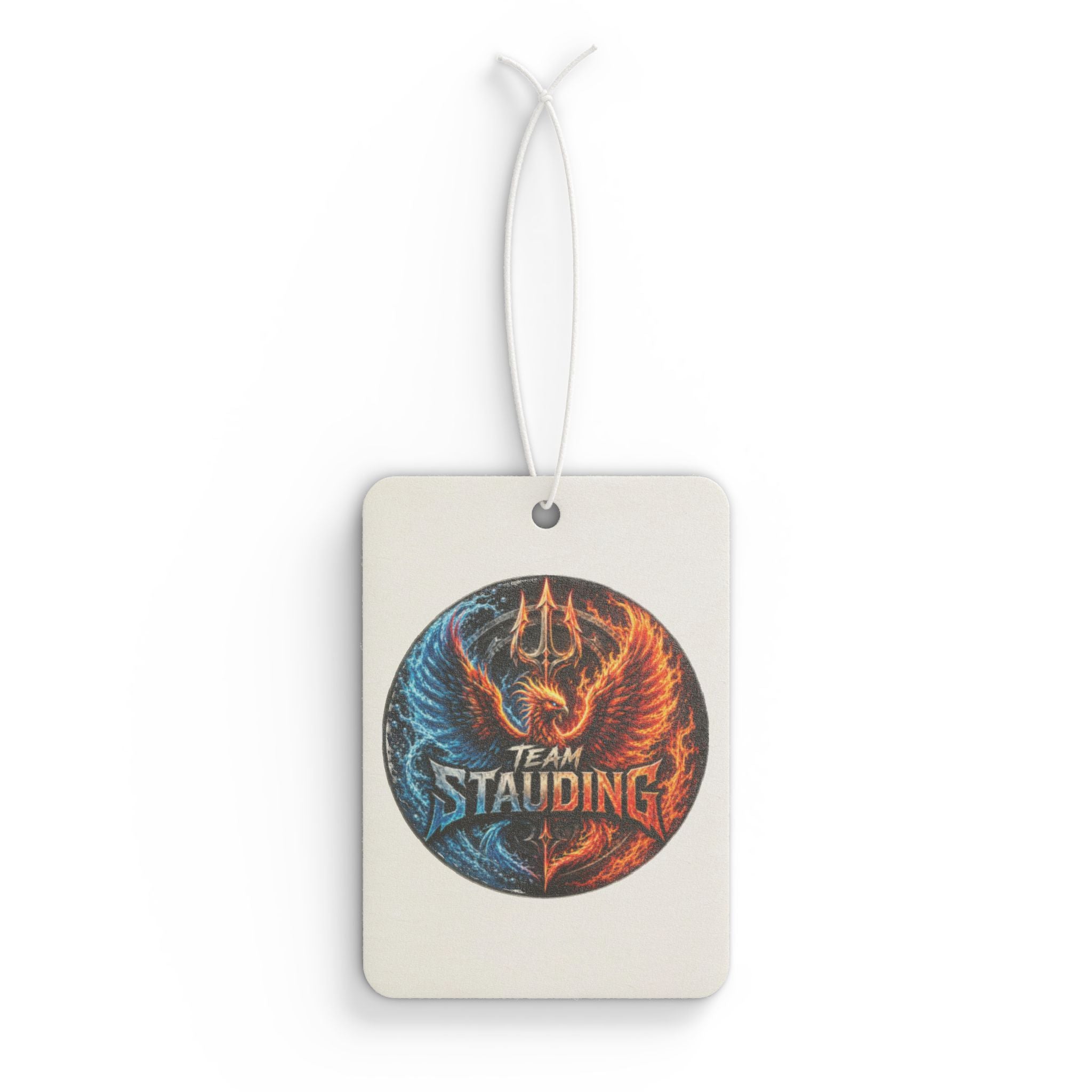 Car Air Freshener — Team Stauding Fiery Phoenix Scented Logo Air Freshener