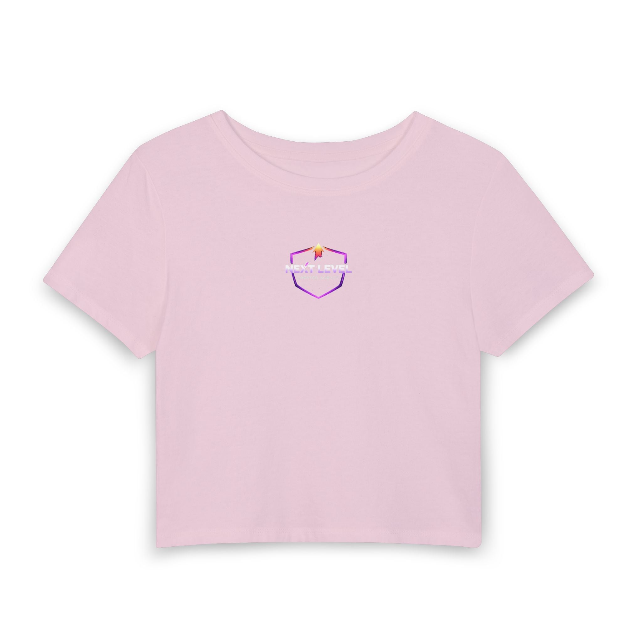 NLC Mini Tarot Vibes Baby Tee - Small Chest Cardistry Graphic Women's Crop Top