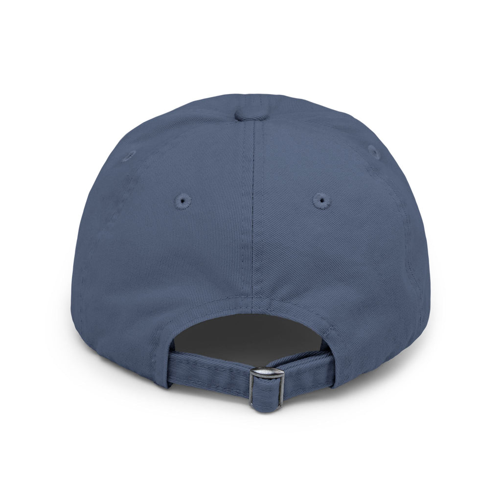 Distressed Black Cap — Miss V Crown & Card Emblem