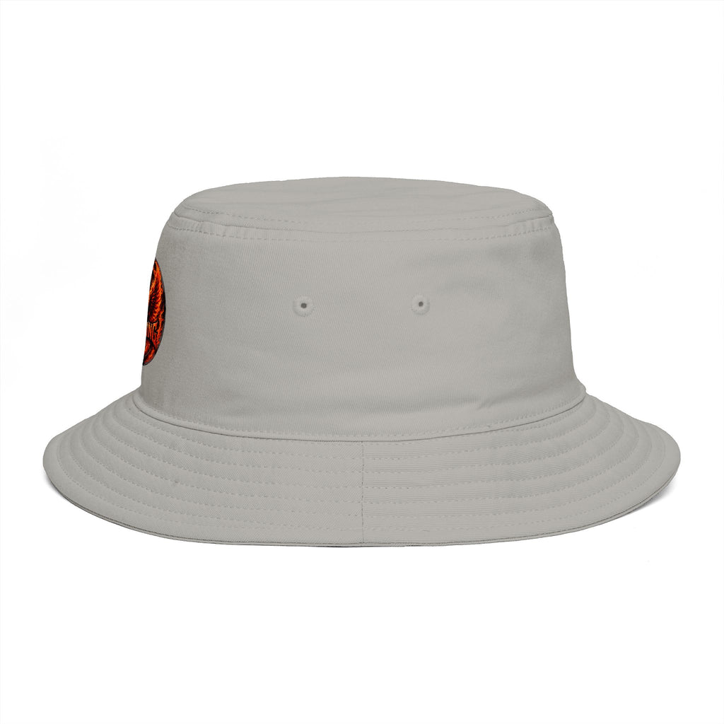 Next Level Creation Agency Brown Bucket Hat — Logo Embroidered Streetwear