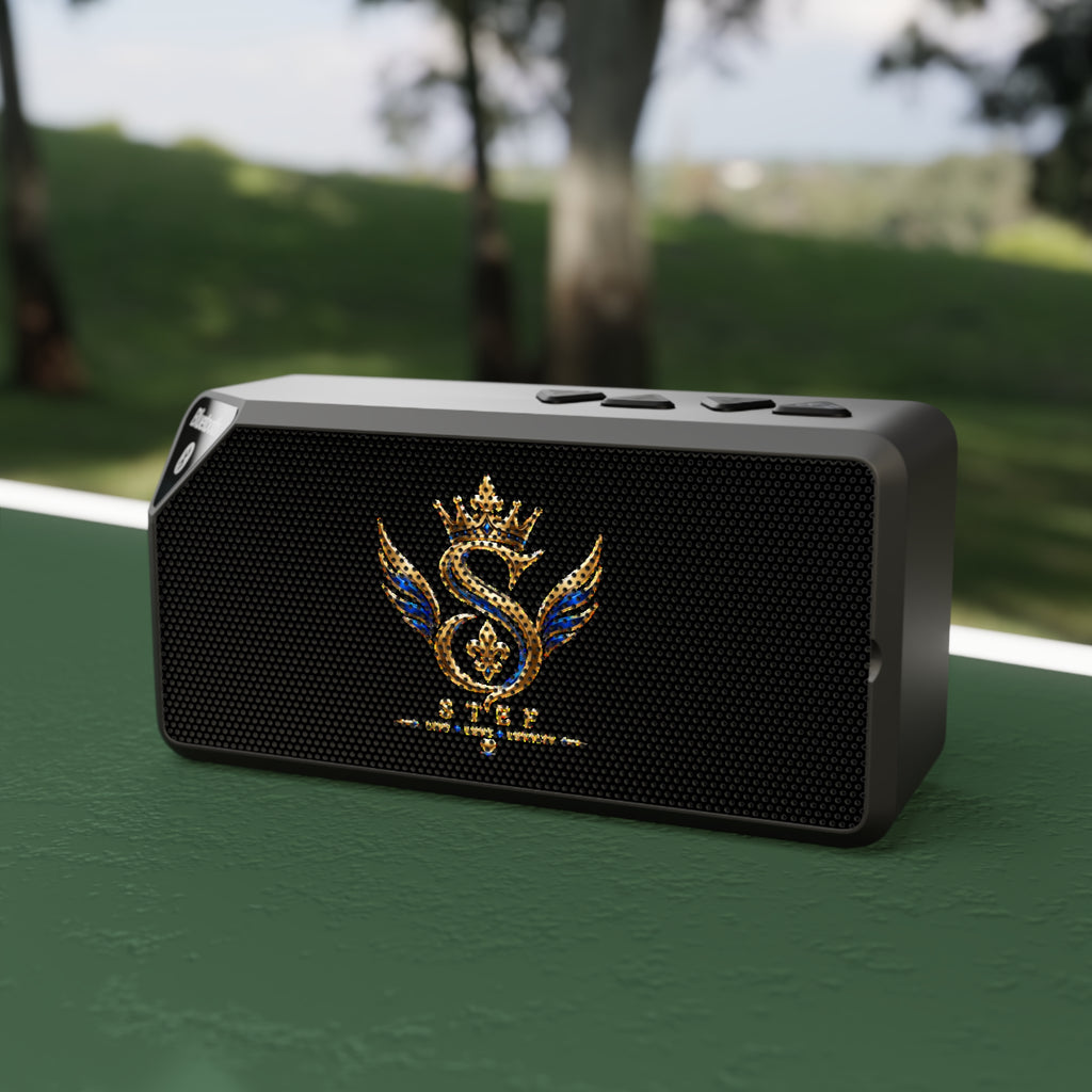 Bluetooth Speaker — Gold Crown Emblem Portable Wireless Speaker