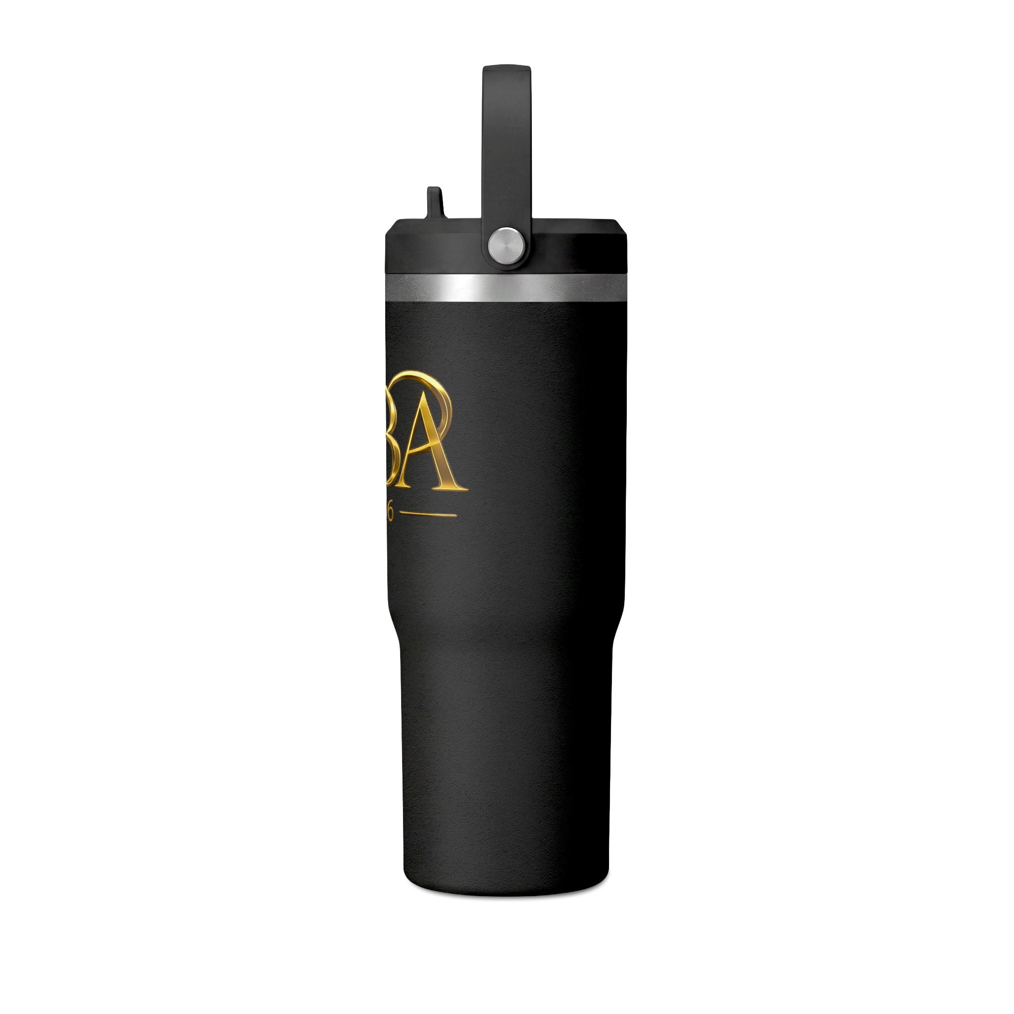MBA 2026 Insulated 32oz Nomad Tumbler — Gold Crest Travel Mug