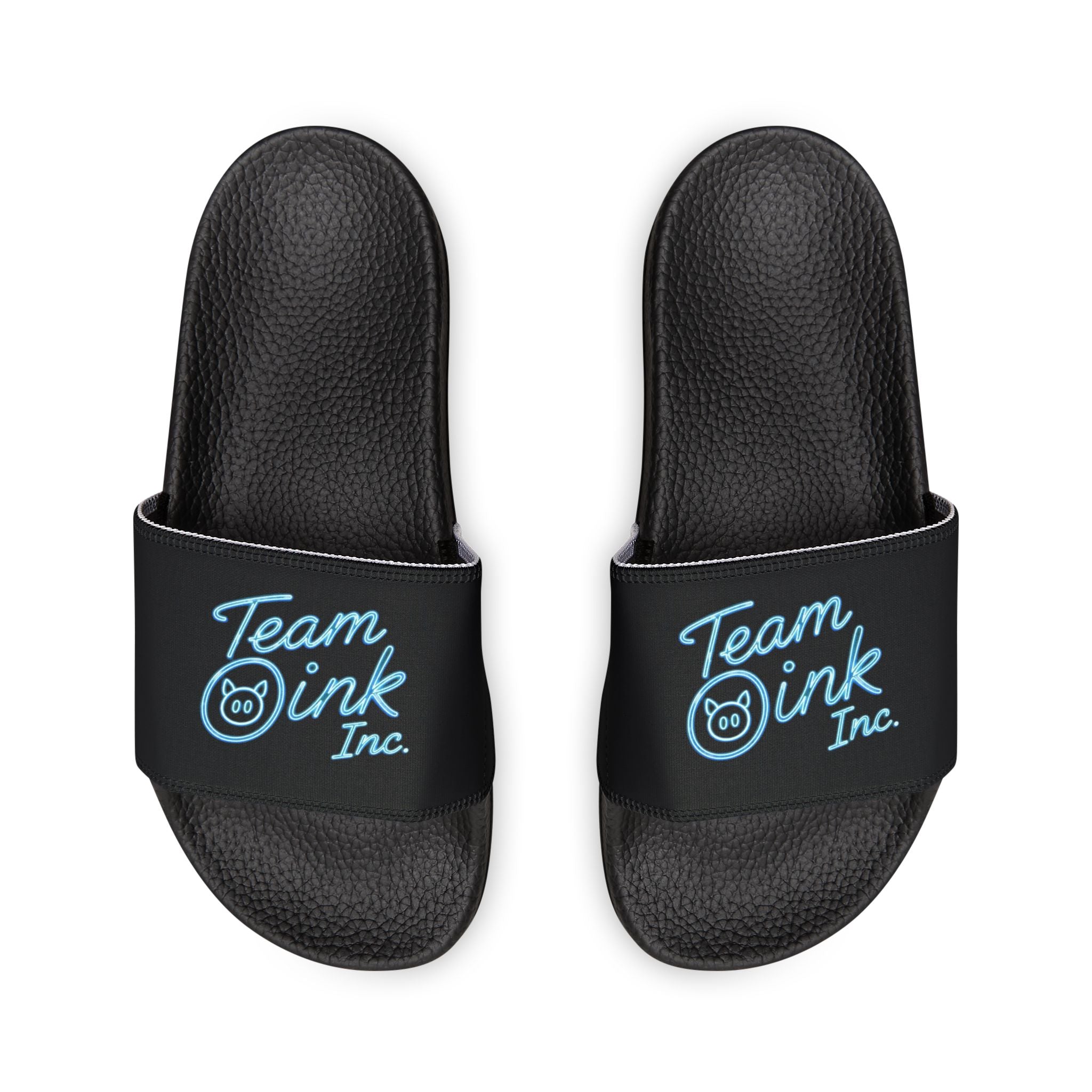 Men's Logo Slide Sandals — Removable Strap Casual Pool & Lounge Slides