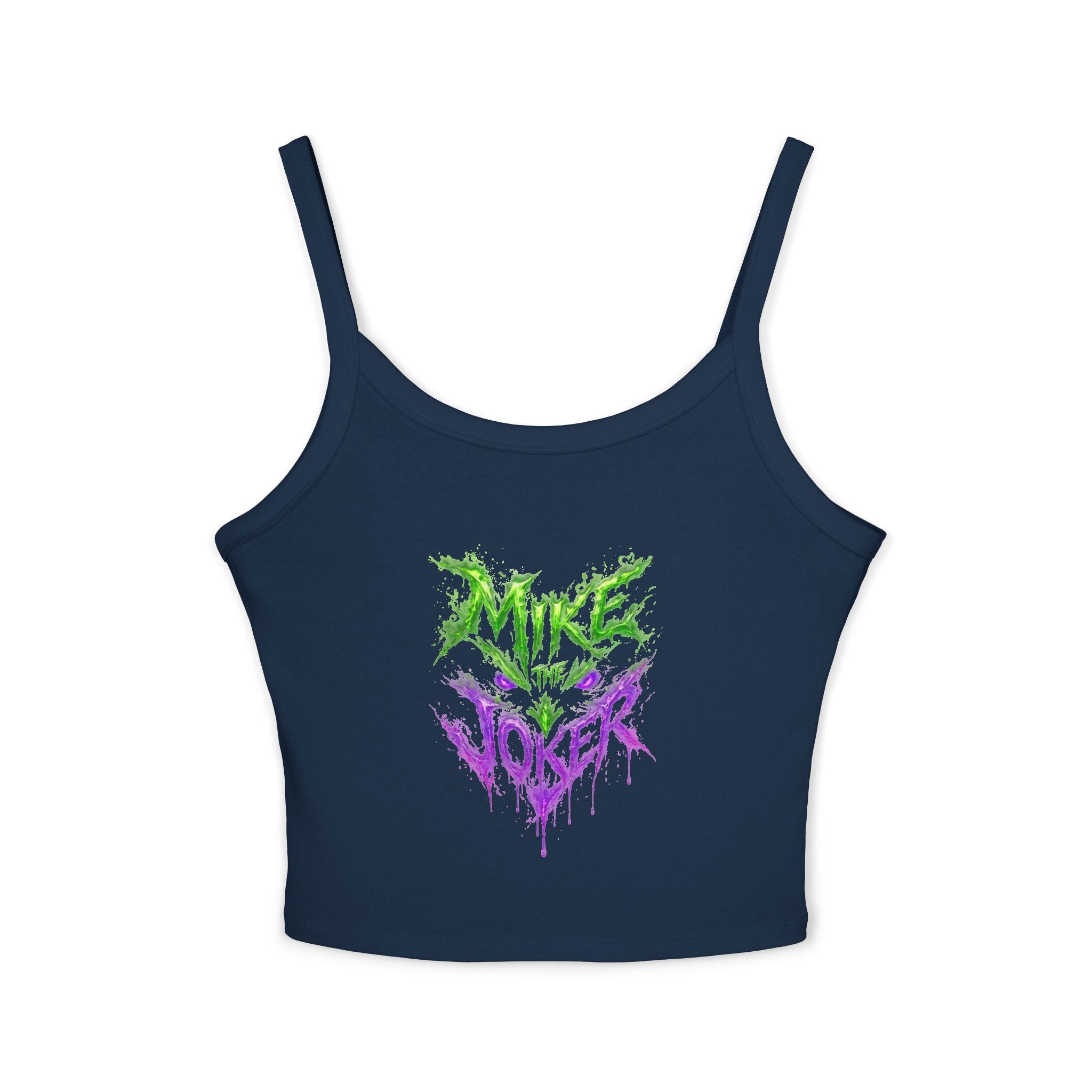 Tank Top — 'Pure Joker' Graffiti Drip Crop Tank