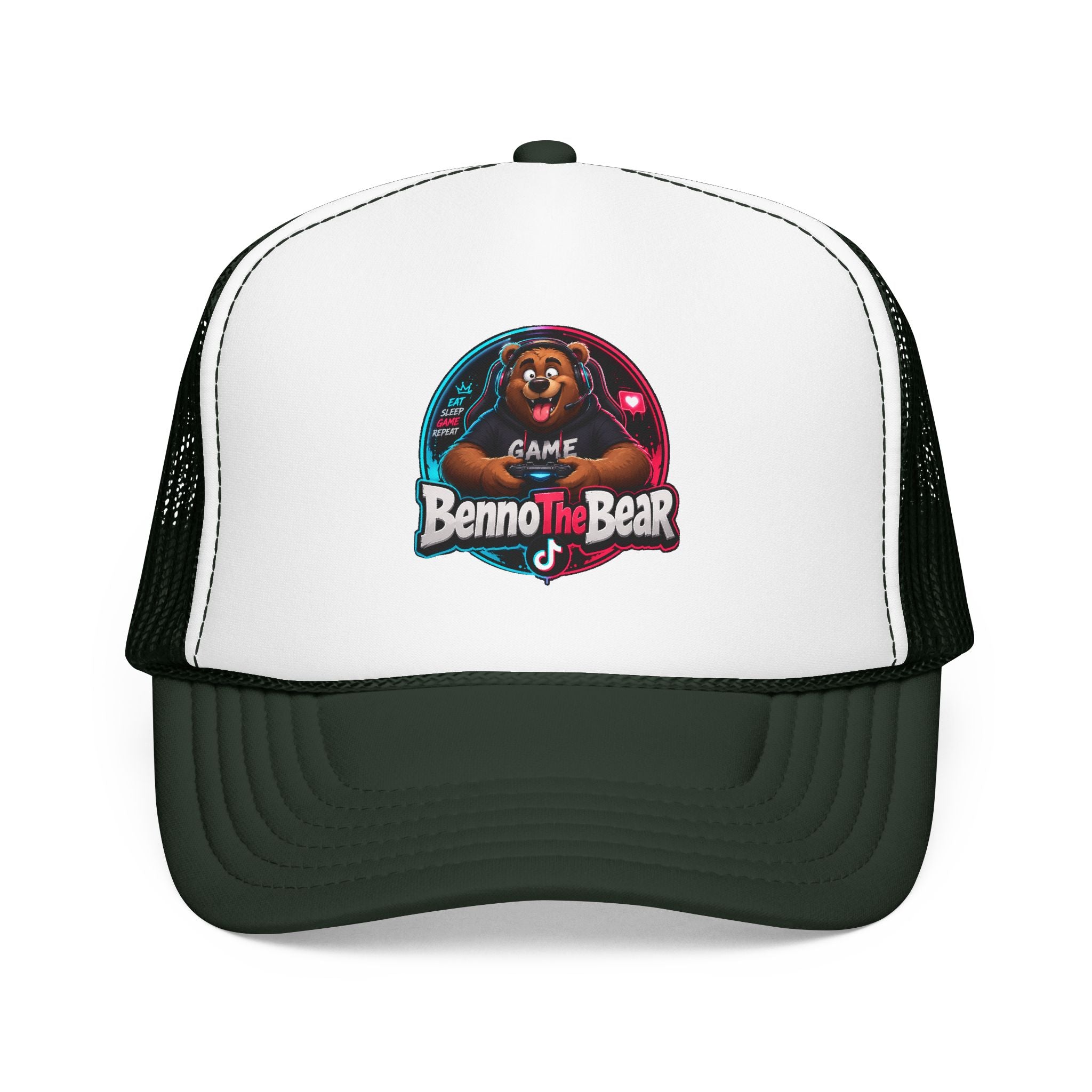 Trucker Hat — 'Benno the Bear' Gaming Logo Foam Cap