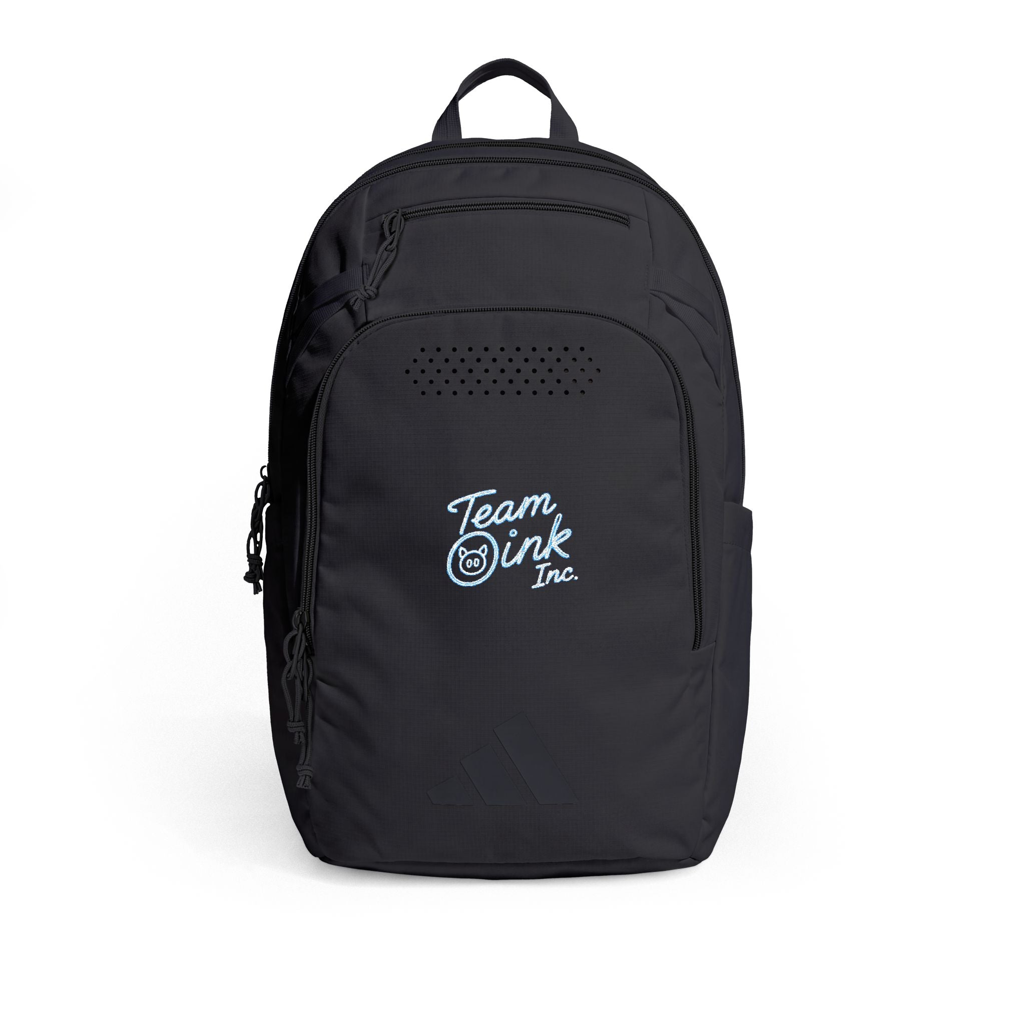 Embroidered Adidas Defender 5 Backpack — Team Wink Logo