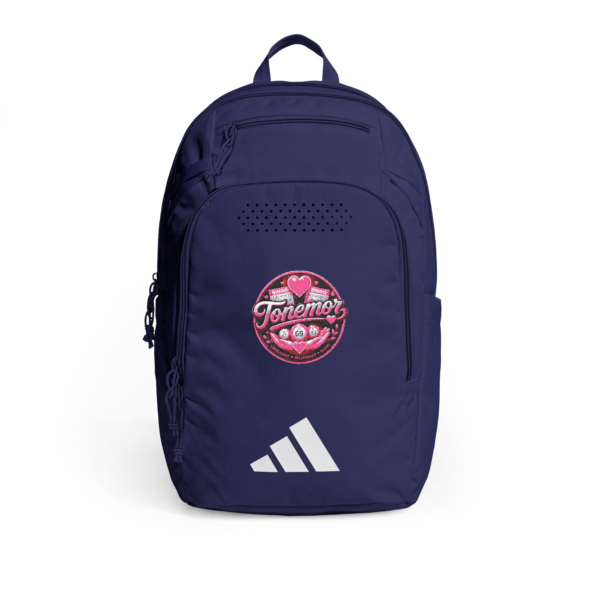 Embroidered Sequin Logo Backpack — adidas Defender 5