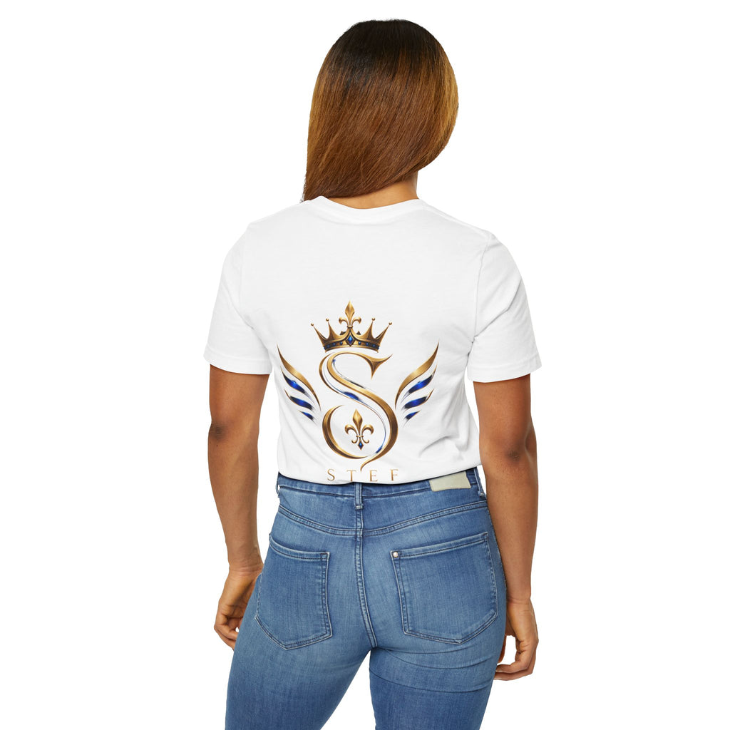 Royal S Crest T-Shirt — Gold Crown Monogram Tee
