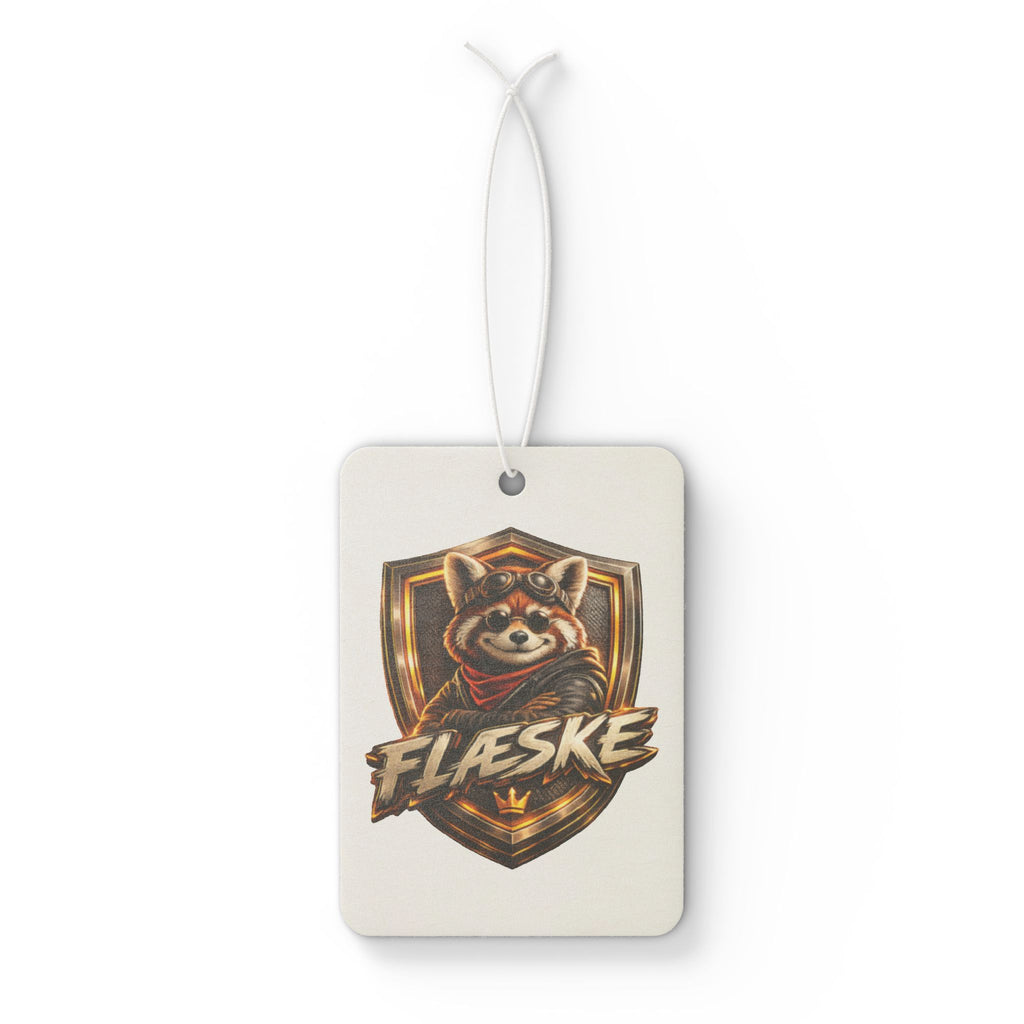 Raccoon Crest Car Air Freshener — "FLÆSKE" Scented Car Charm