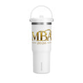 MBA 2026 Gold Logo 32oz Travel Tumbler