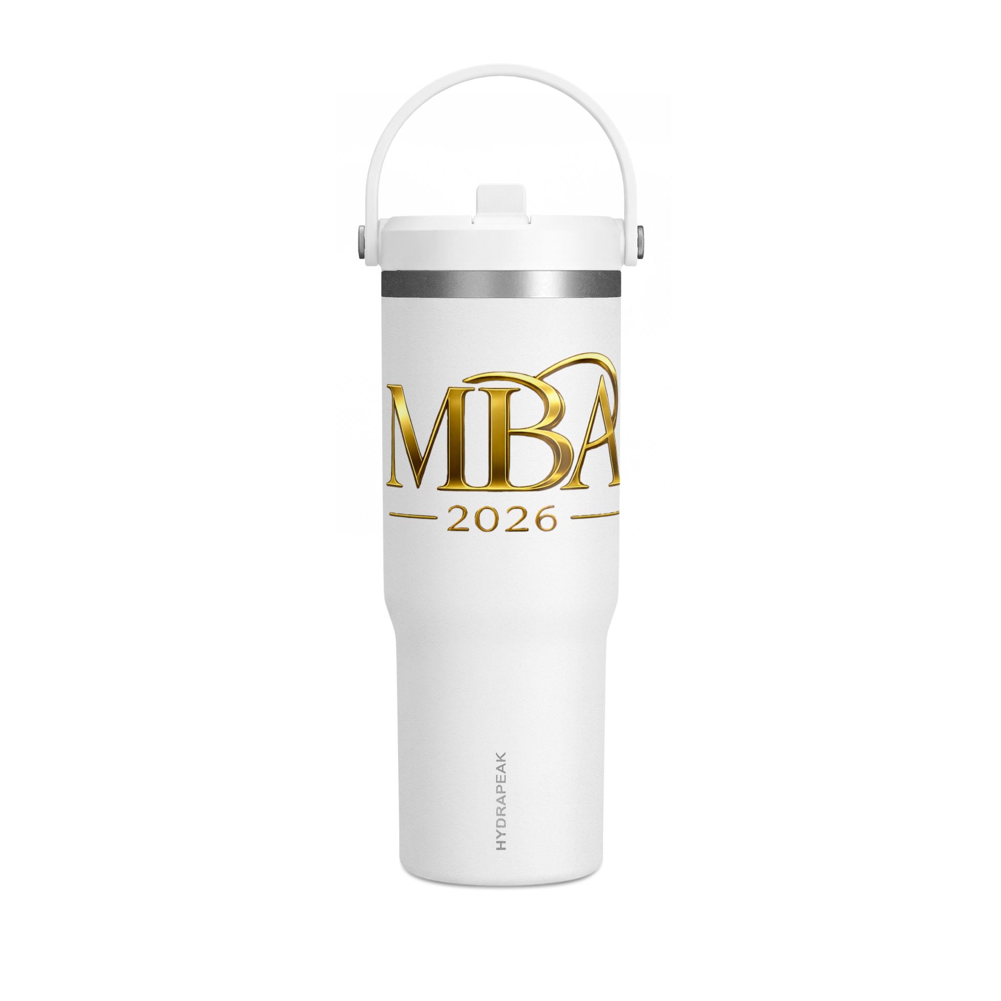 MBA 2026 Gold Logo 32oz Travel Tumbler