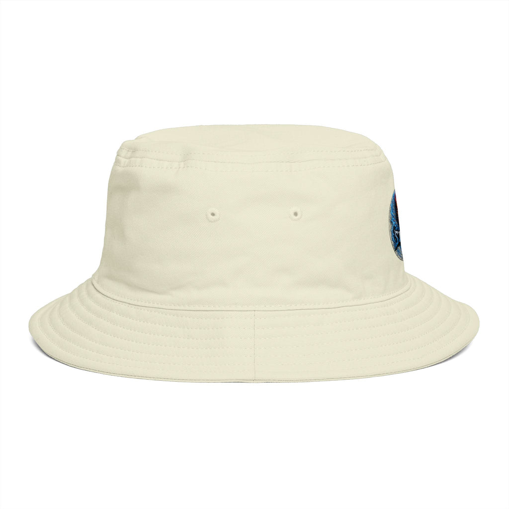 Next Level Creation Agency Brown Bucket Hat — Logo Embroidered Streetwear