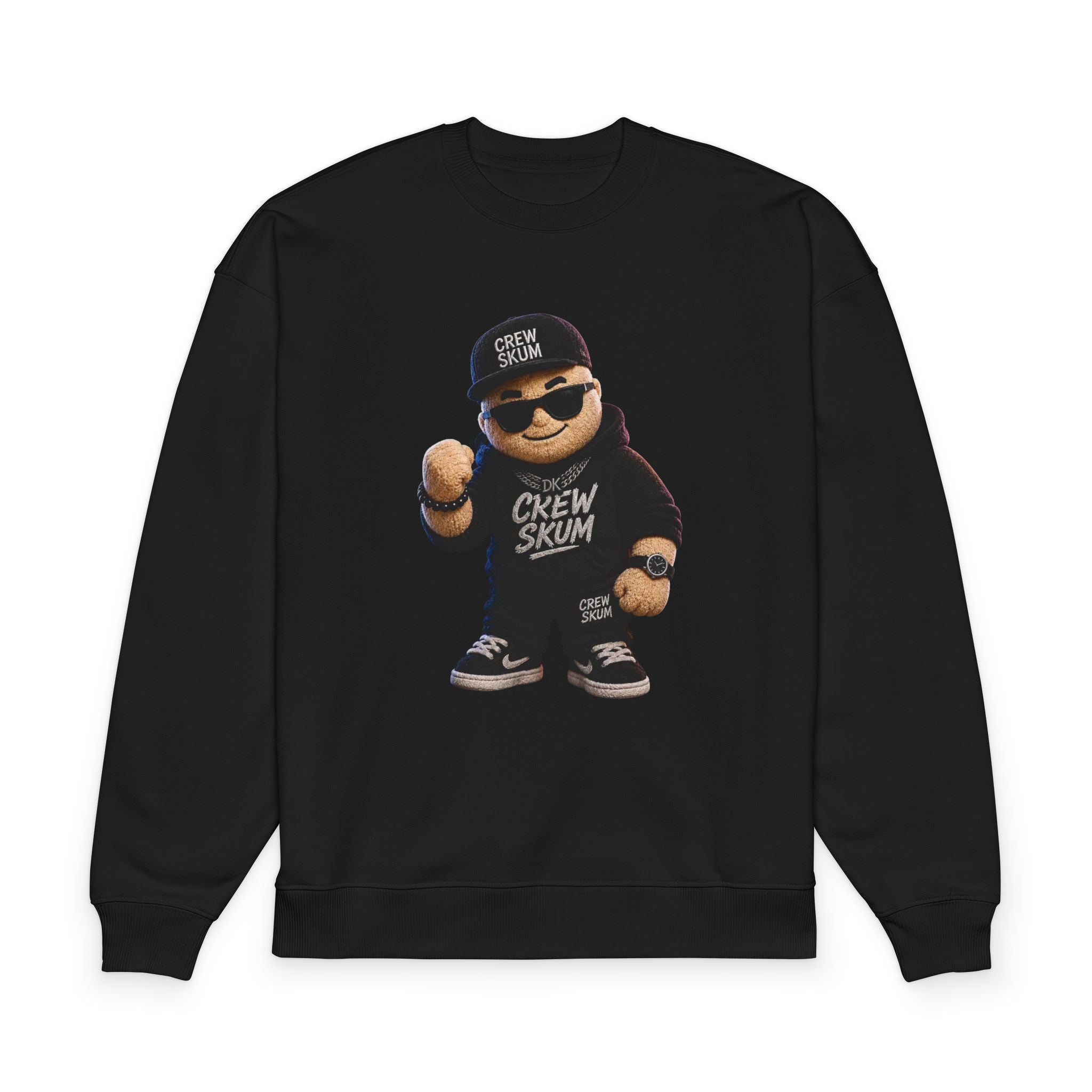 Radder 2.0 Crewneck Sweatshirt — Crew Skum Graphic Oversized Organic Sweatshirt