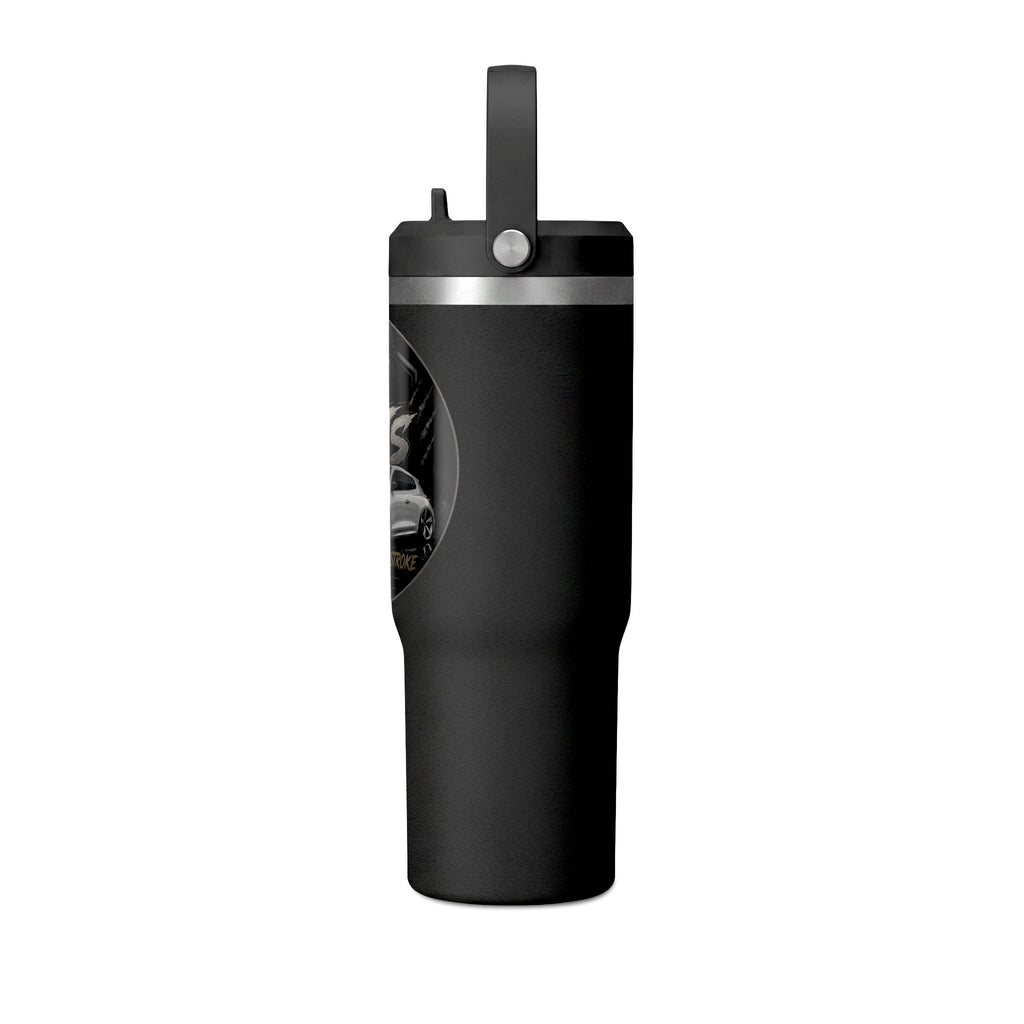 Nomad Tumbler 32oz – Black OTS Lion & Car Insulated Travel Tumbler