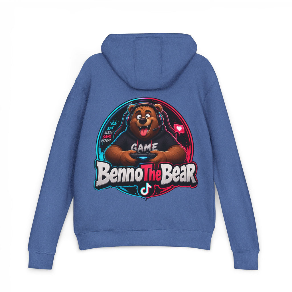 Benno The Bear Gaming Hoodie — Gamer Logo Pullover