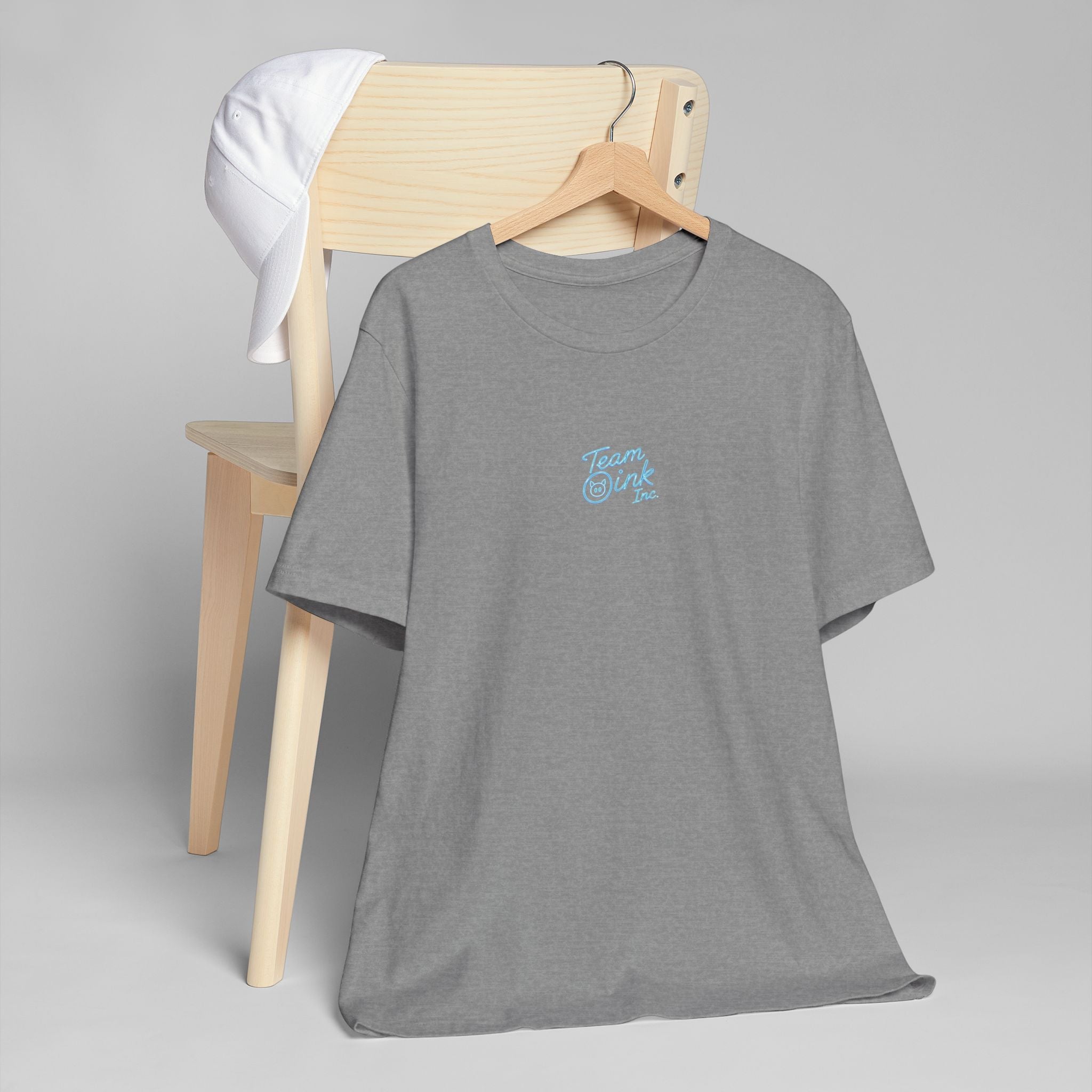 Team Oink Inc. T-Shirt — Retro Pig Logo Tee