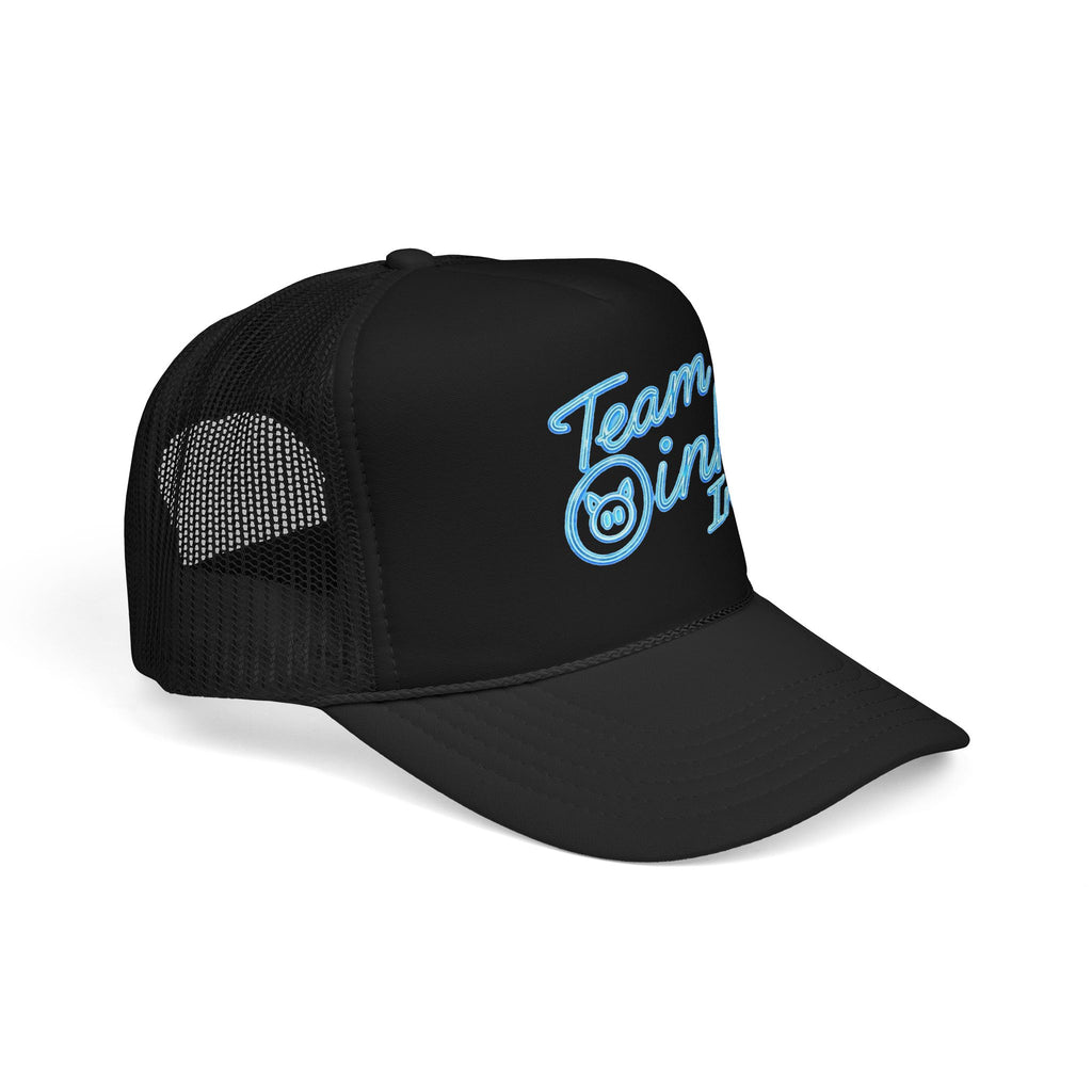 Team Oink Inc. Trucker Hat — Retro Embroidered Foam Cap