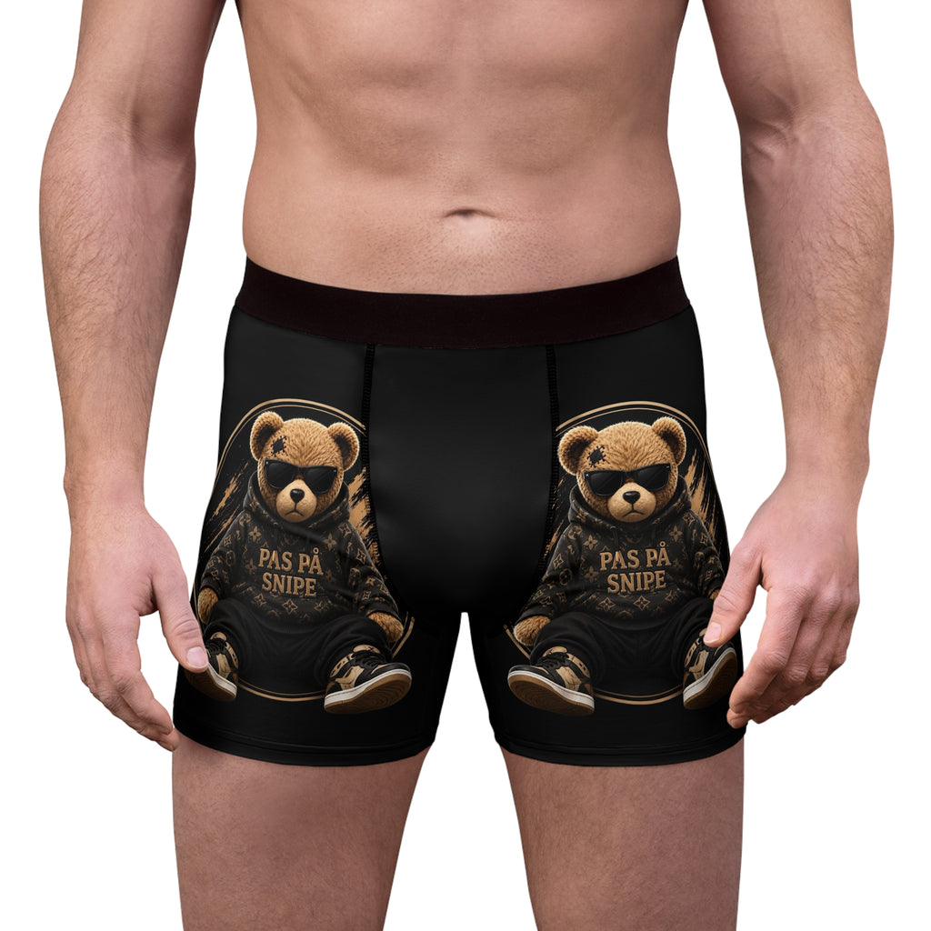 Teddy Bear Boxer Briefs — 'Pas På Snipe' Graphic Men's Underwear