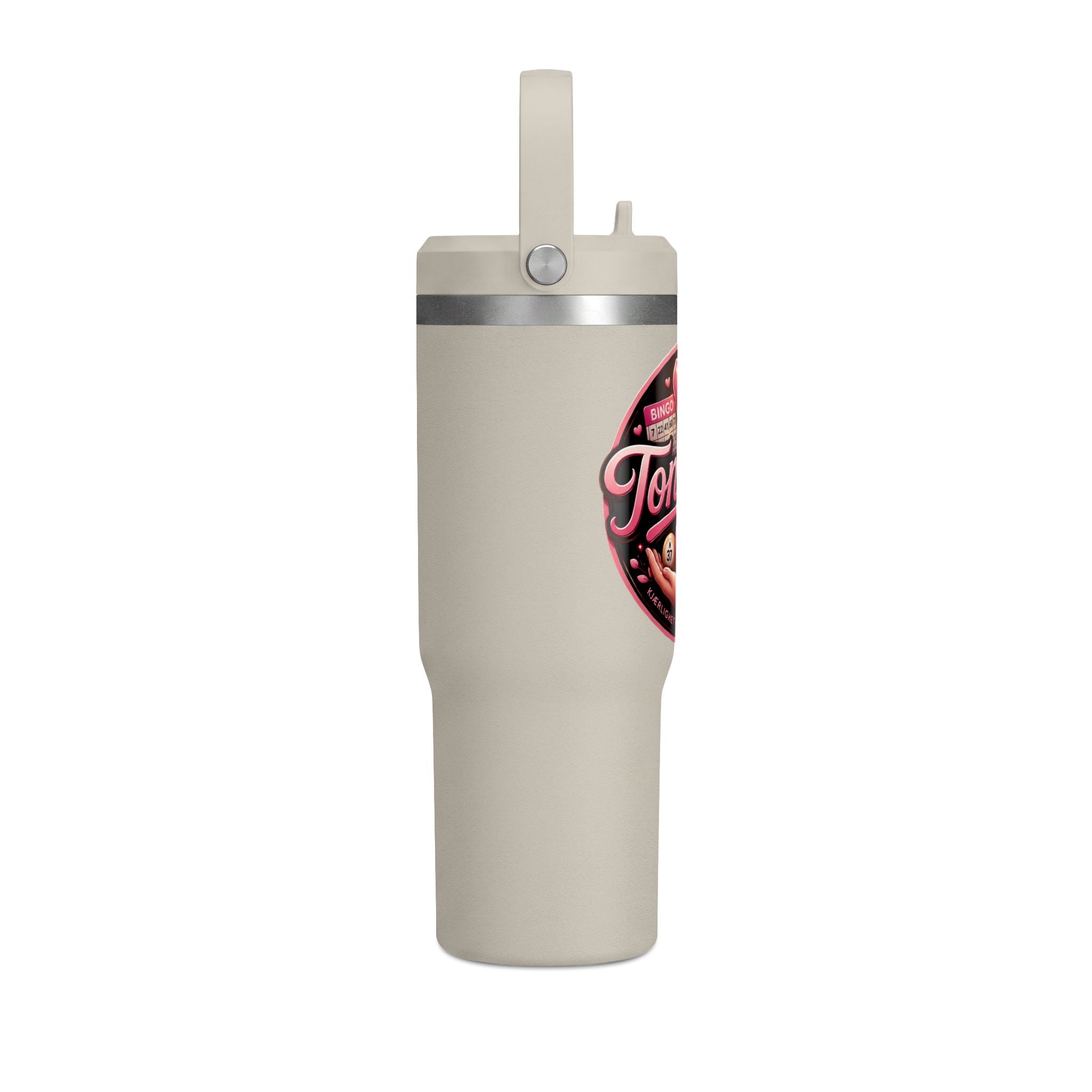 Nomad 32oz Tumbler — Pink Retro Tonemor Heart Logo Travel Mug