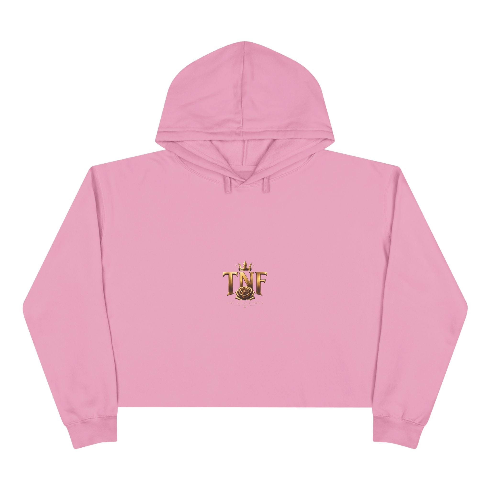 Cropped Hoodie — TNF Gold Crown & Rose Logo