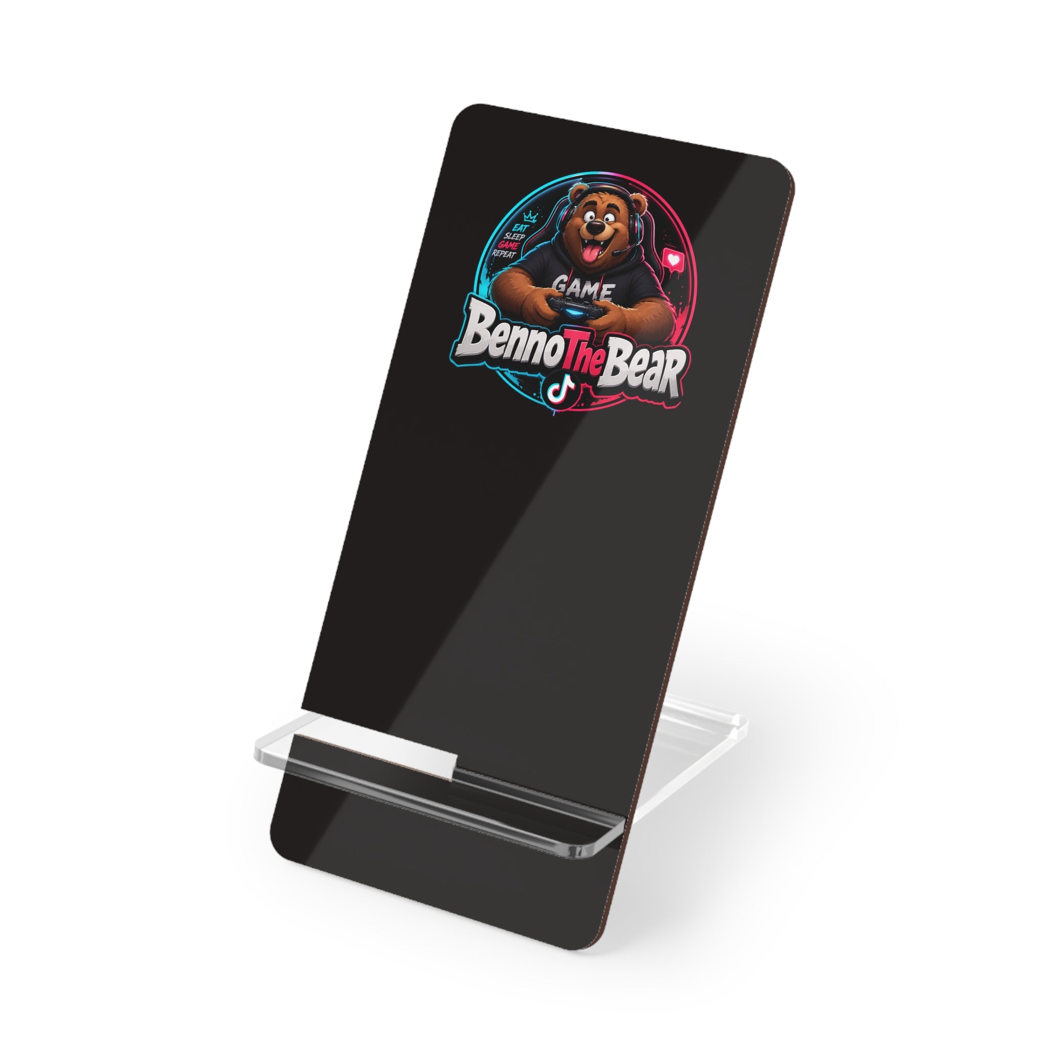 Phone Stand — 'Benno the Bear' Gaming Smartphone Display Stand